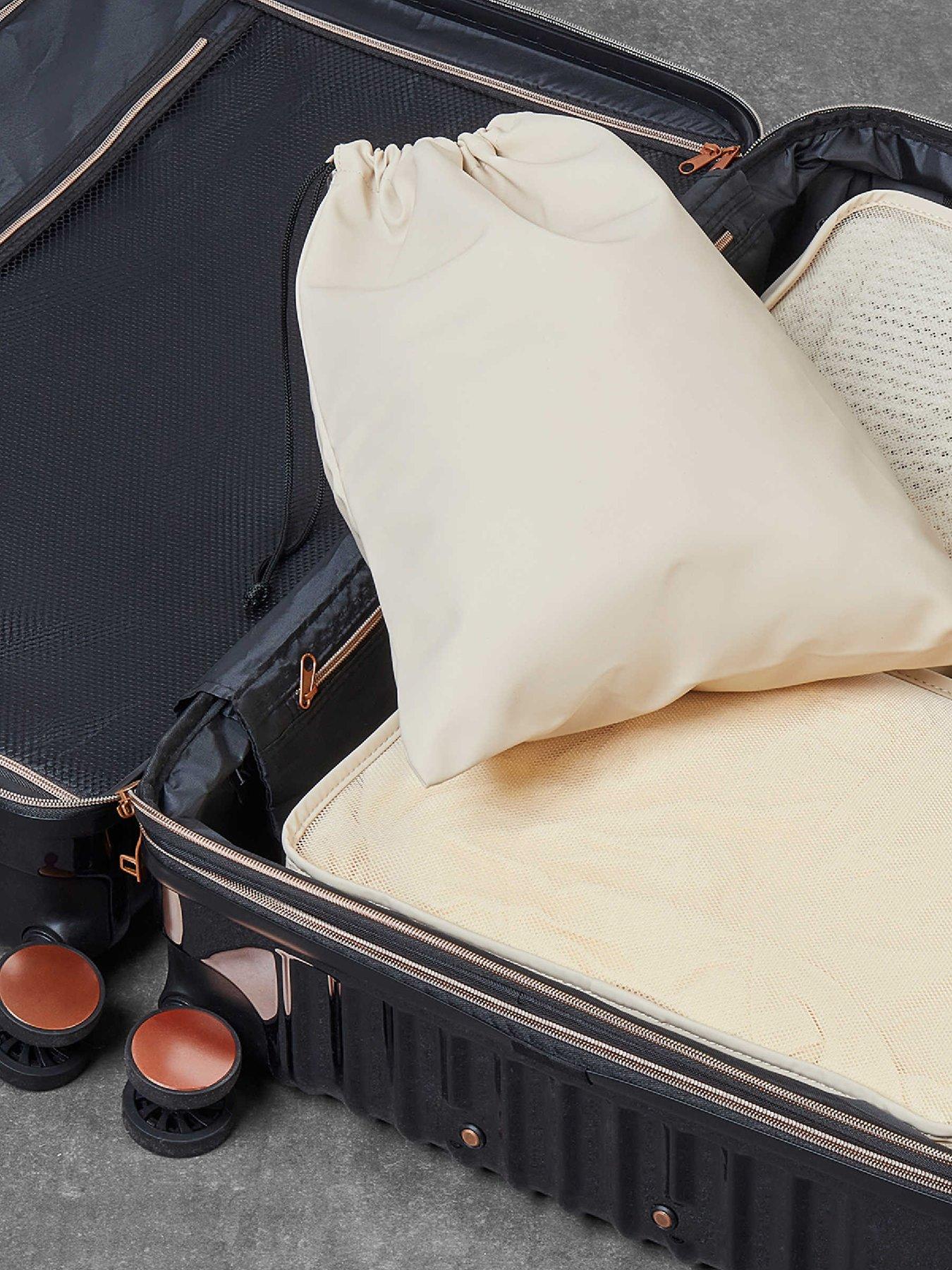 Image 4 of 6 of Rock Luggage Packing Cubes Beige Set of 4