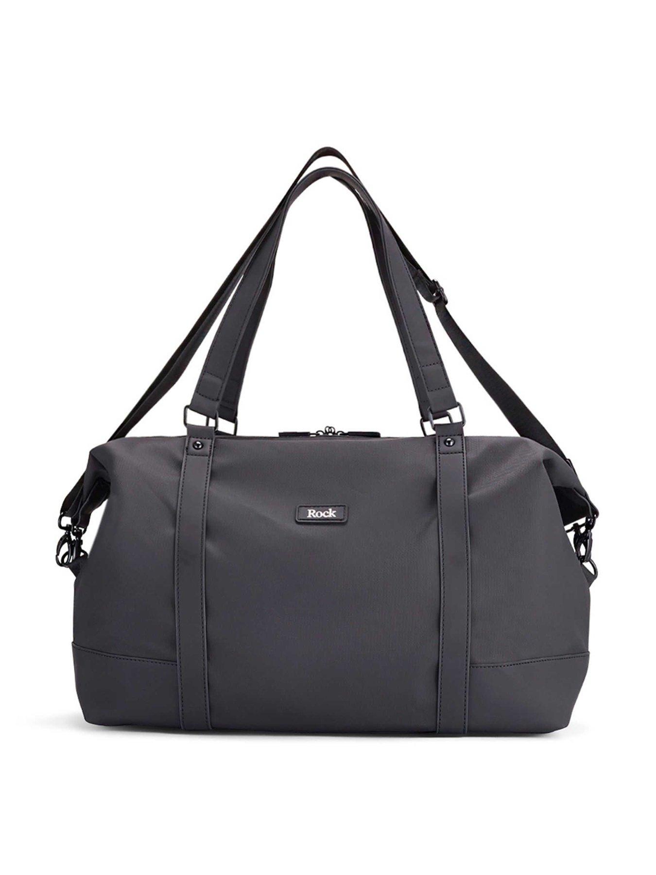  image of rock-luggage-harper-black-holdall-medium