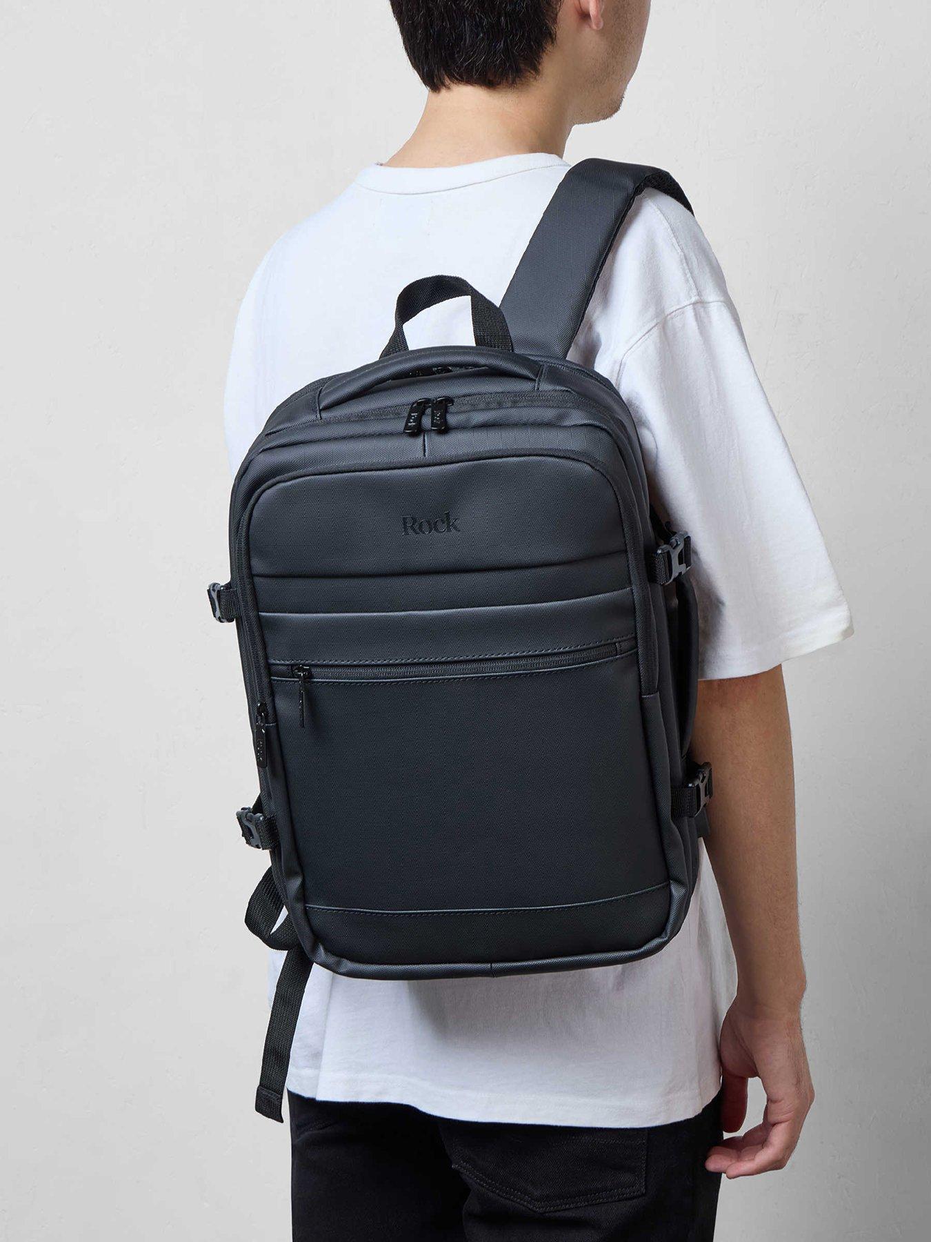 Image 5 of 5 of Rock Luggage Dalston Black Backpack Medium