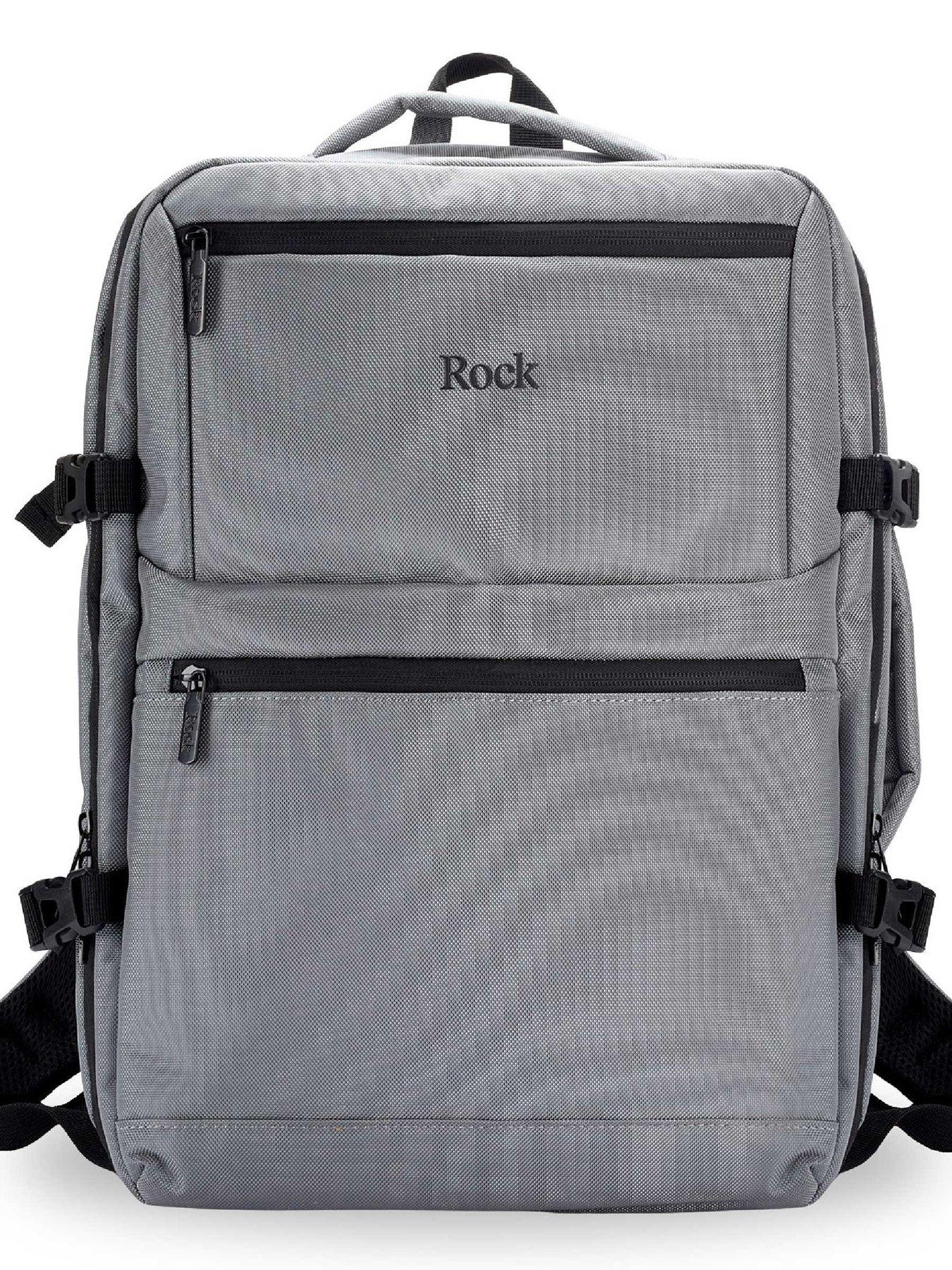  image of rock-luggage-battersea-grey-backpack-medium