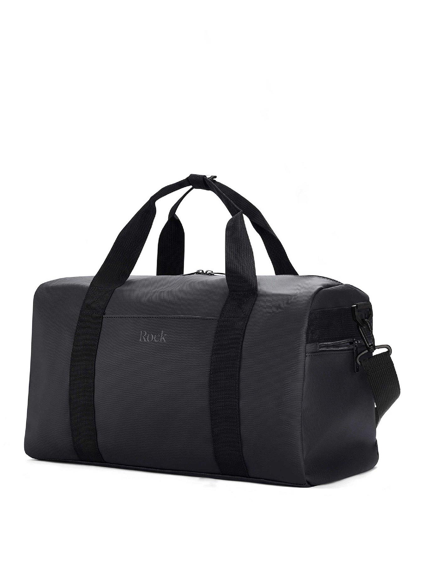Image 1 of 6 of Rock Luggage Camden Black Holdall Small