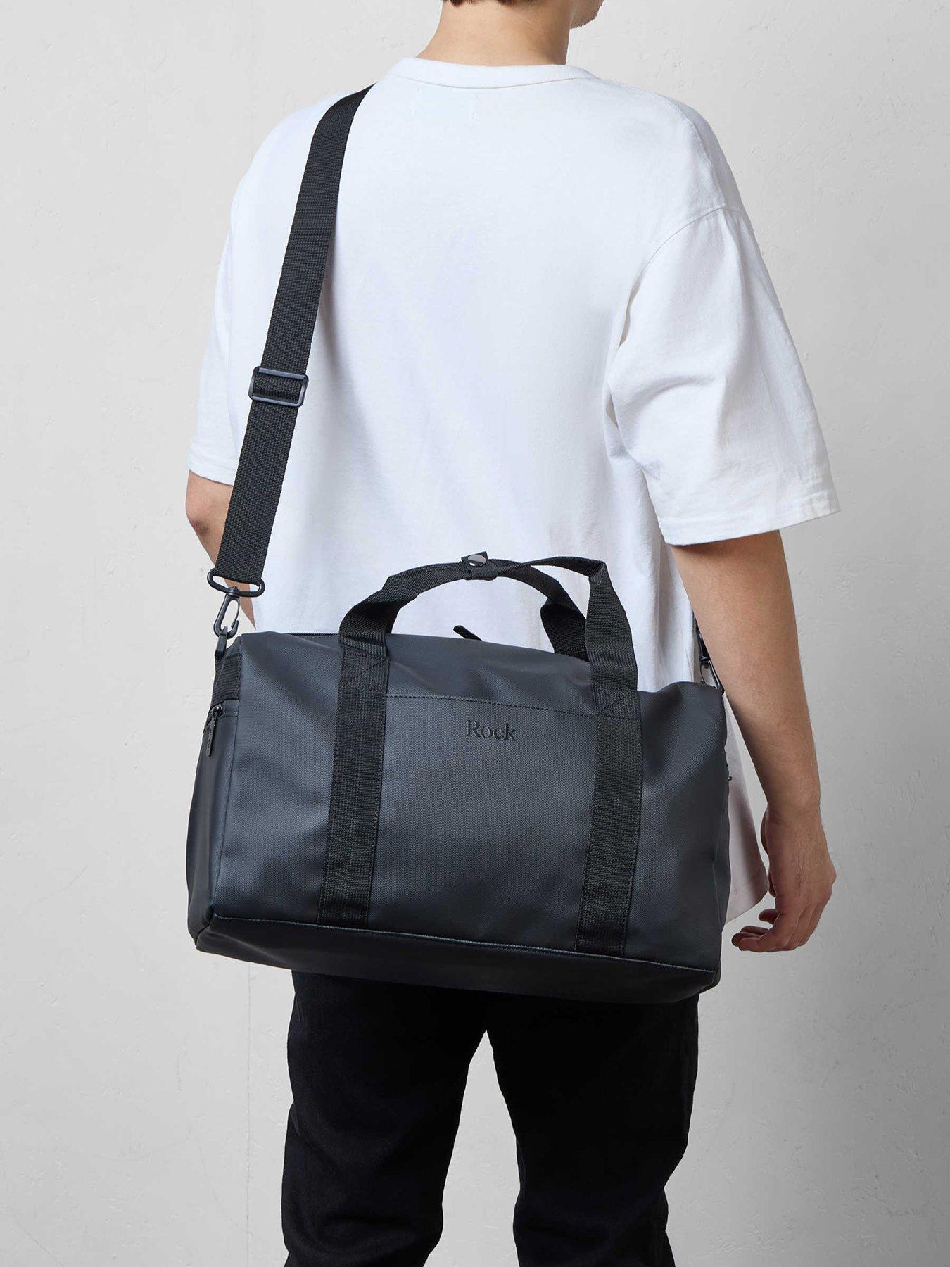 Image 6 of 6 of Rock Luggage Camden Black Holdall Small