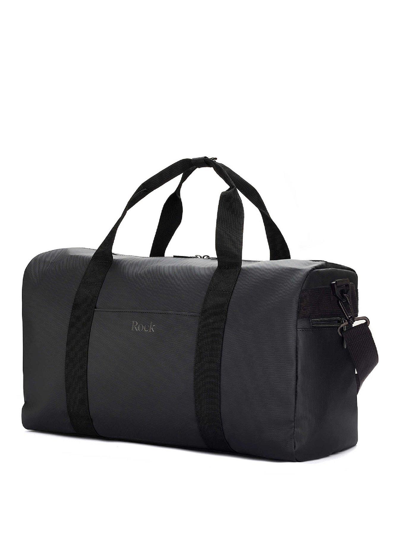  image of rock-luggage-camden-black-holdall-medium