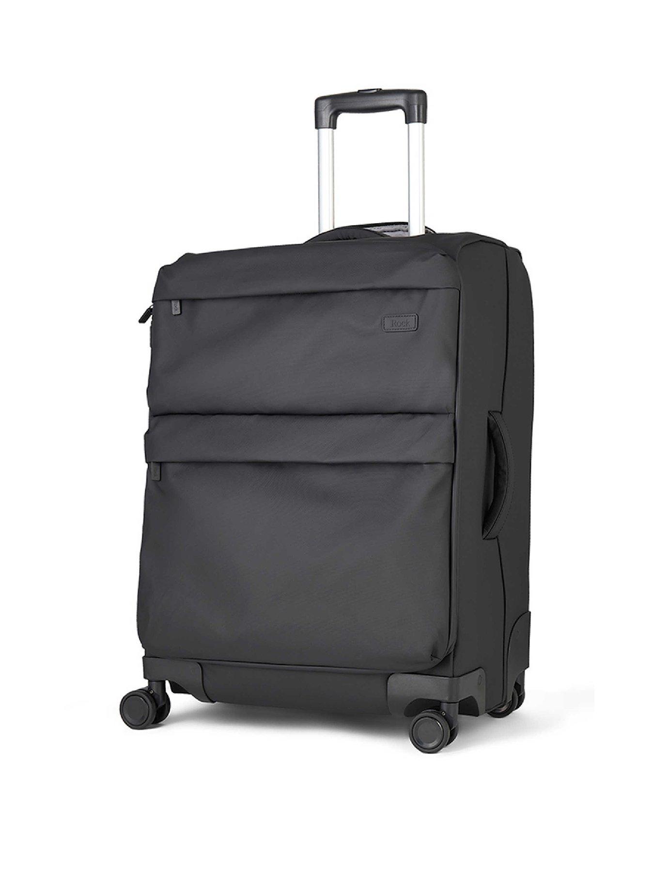 Image 1 of 5 of Rock Luggage Juniper Black Medium Suitcase