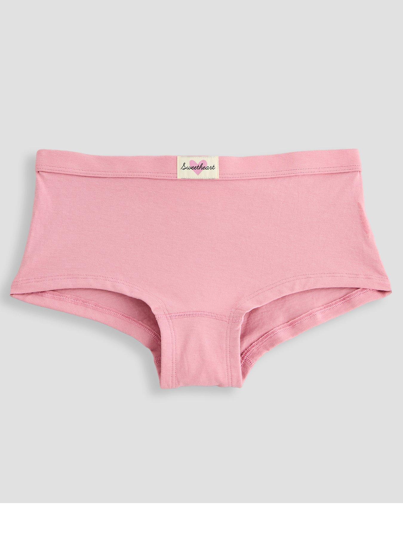 Image 3 of 5 of The Very Collection Older Girls 5Pk Basic Briefs (3 - 16 years) - Pink