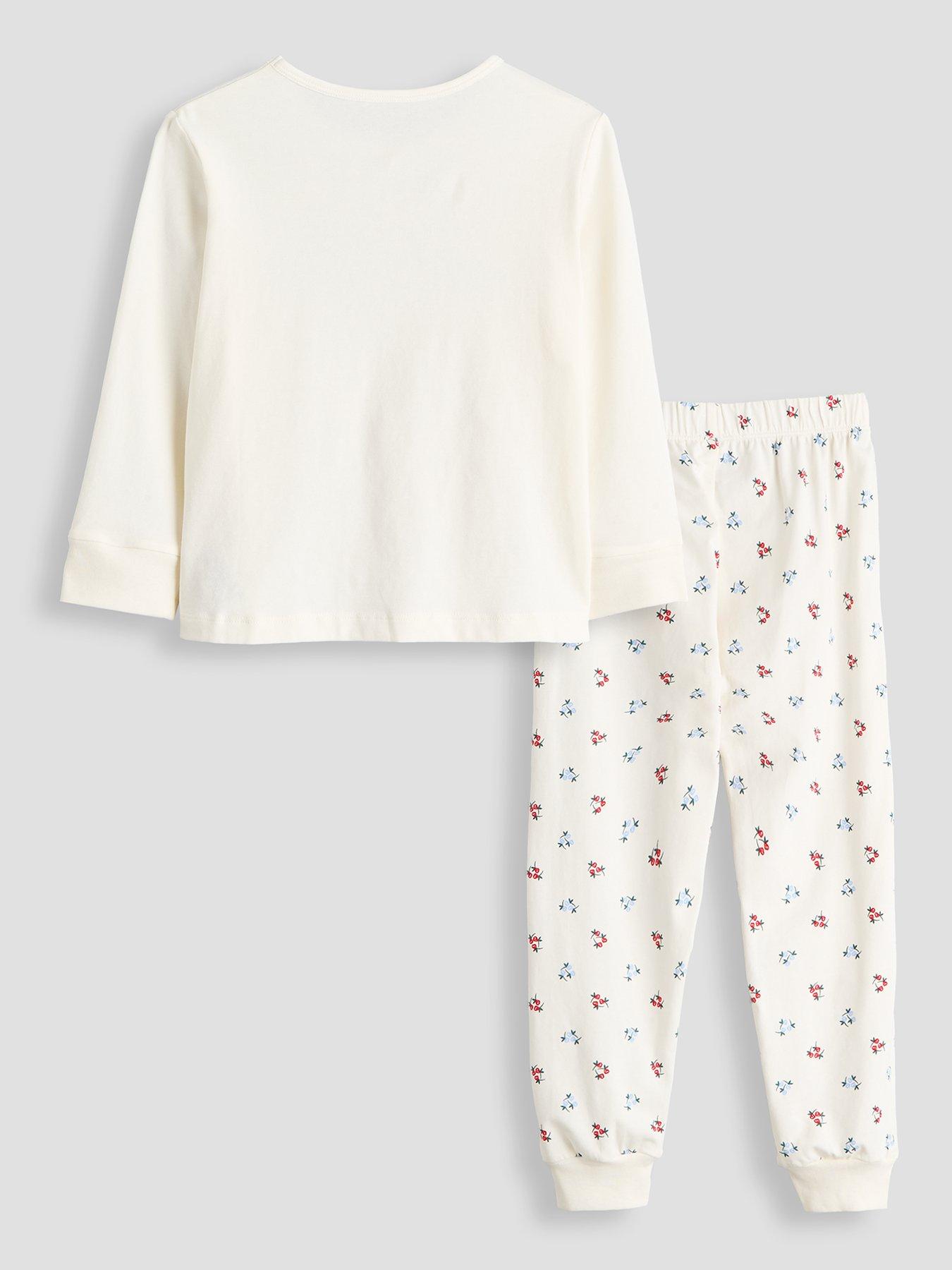 Image 2 of 5 of The Very Collection Older Girls' Cosy Club Long Sleeve Pyjama Set (3 - 16 years) - Cream