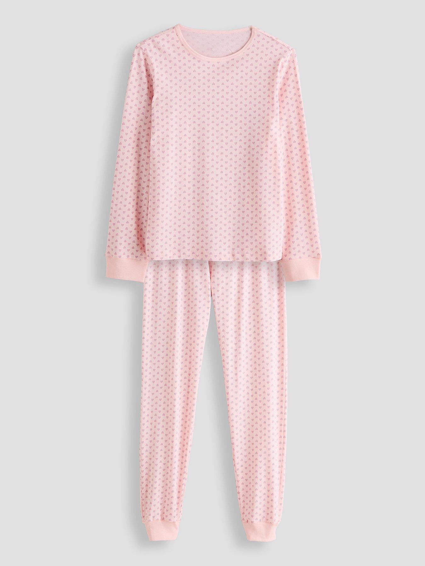 Image 2 of 5 of The Very Collection Older Girls 2 Pack Self Love Club Heart Pj (3 - 16 years) - Cream