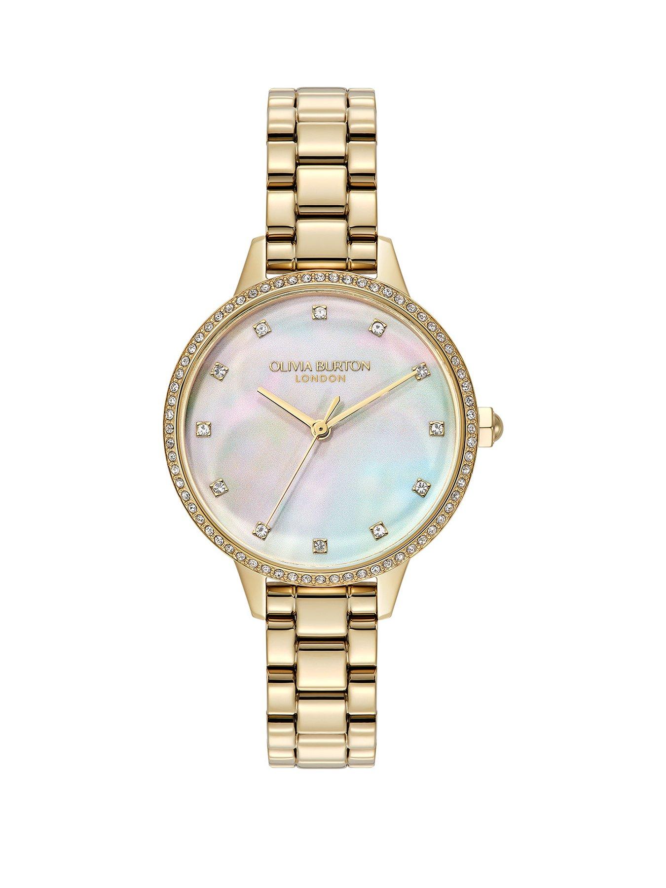 Olivia Burton 34mm Capitivate Gold IP Watch