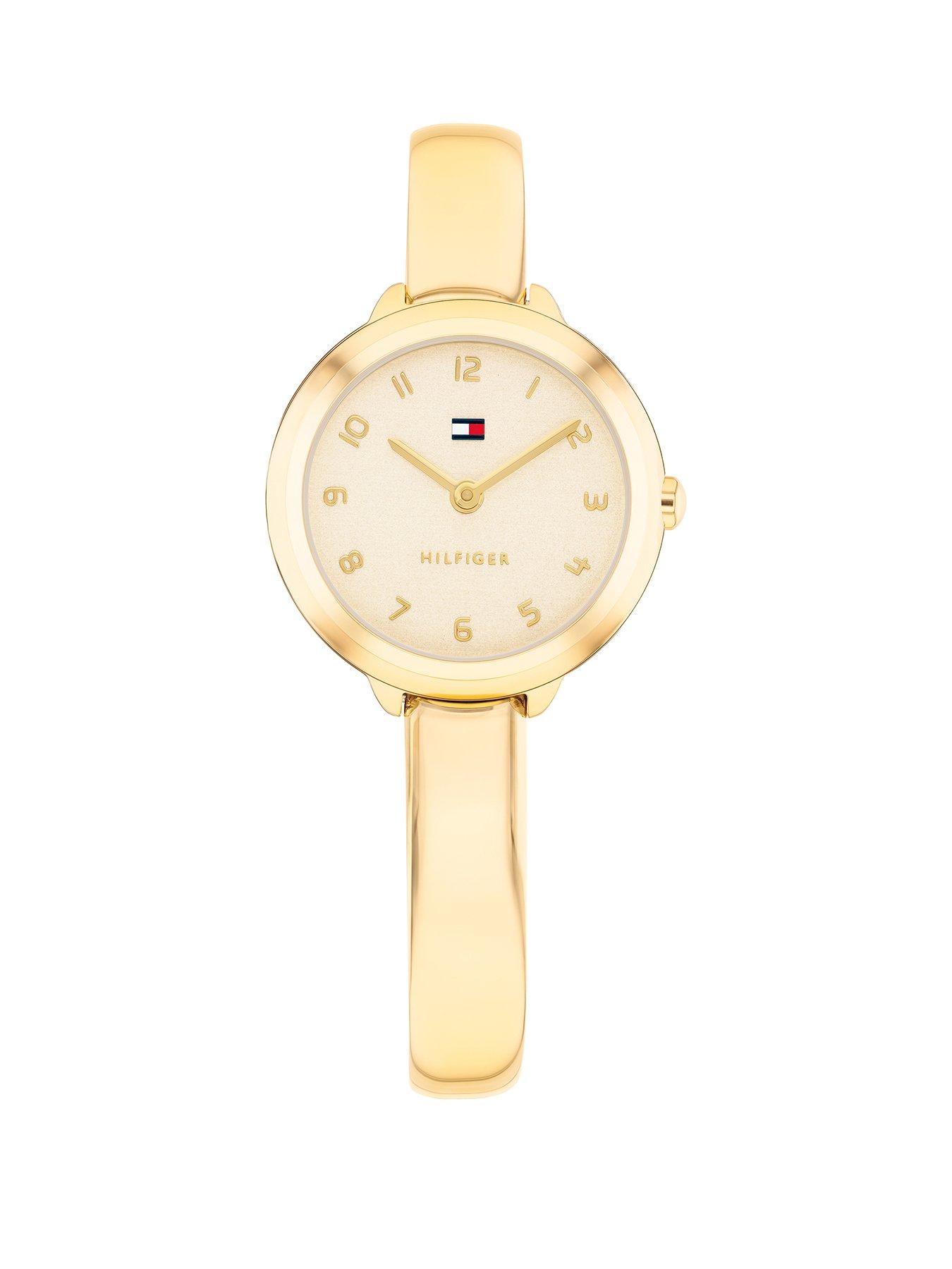 Image 1 of 5 of Tommy Hilfiger Womens Gold Plated Bangle Watch