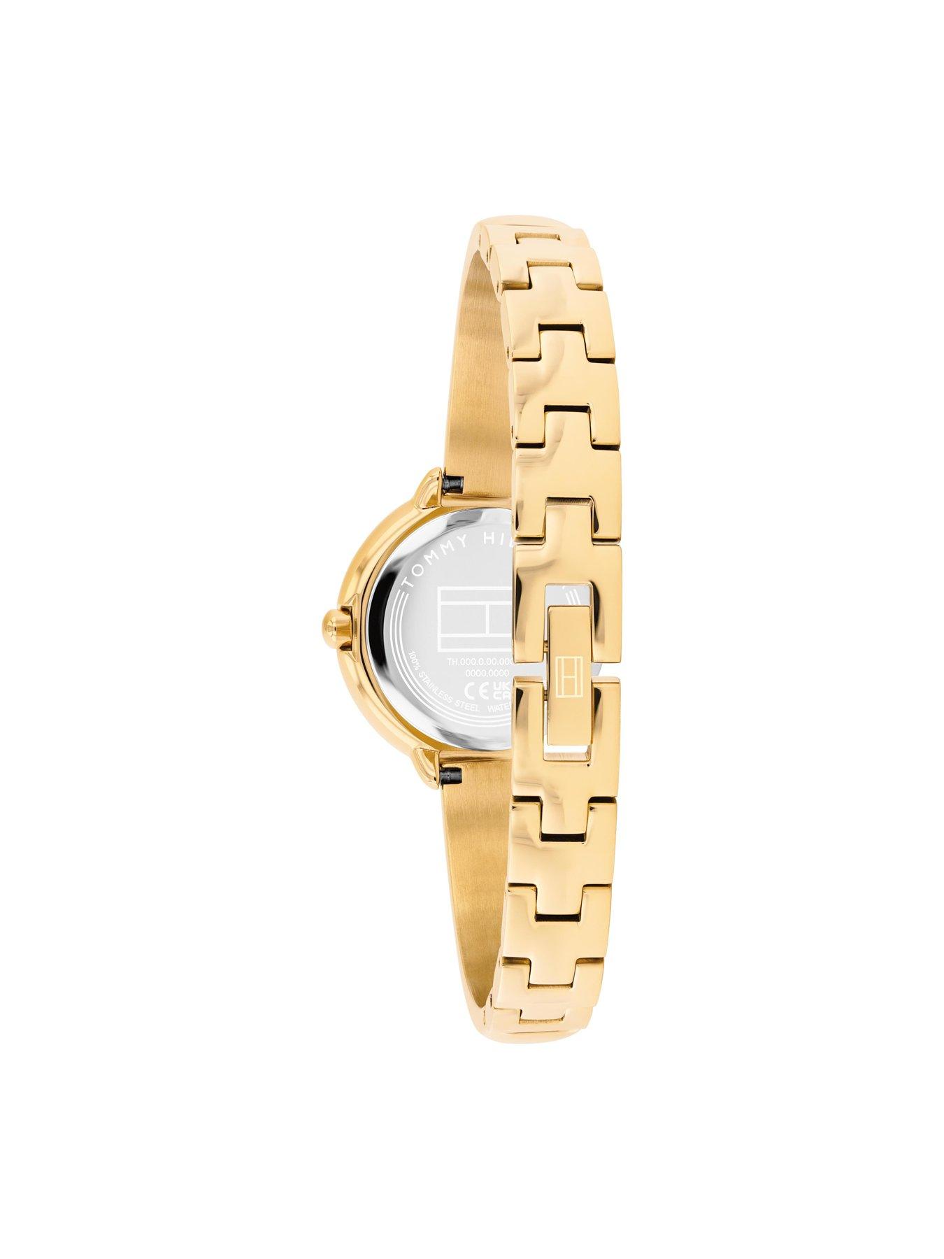 Image 3 of 5 of Tommy Hilfiger Womens Gold Plated Bangle Watch