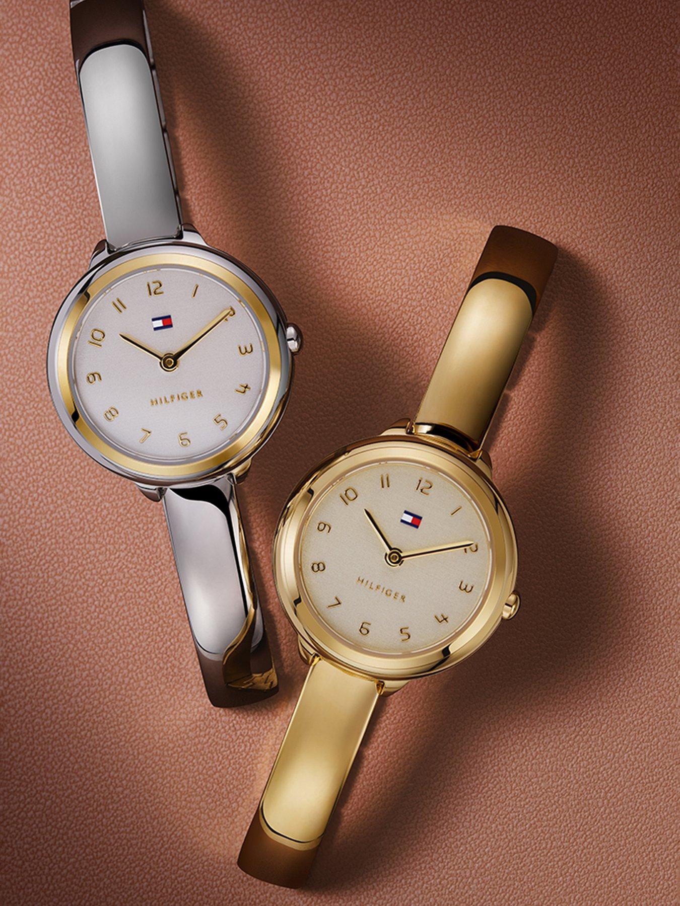 Image 4 of 5 of Tommy Hilfiger Womens Gold Plated Bangle Watch