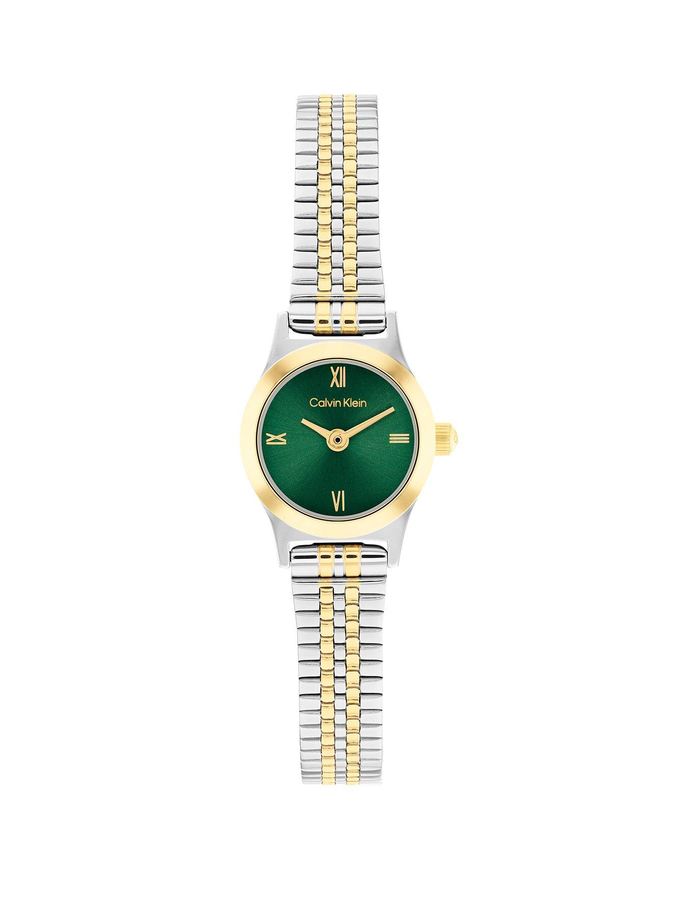 Image 1 of 5 of Calvin Klein Women's CK Contemporary two tone stainless steel and gold plated Watch