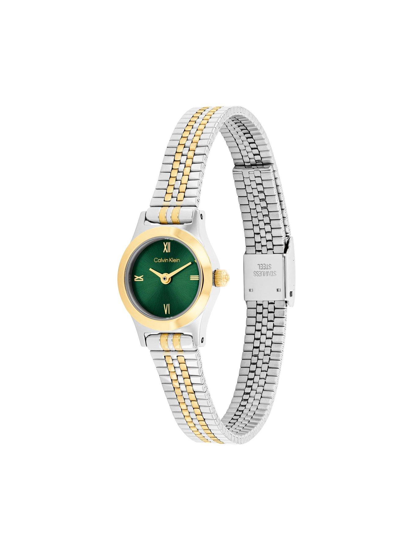 Image 3 of 5 of Calvin Klein Women's CK Contemporary two tone stainless steel and gold plated Watch