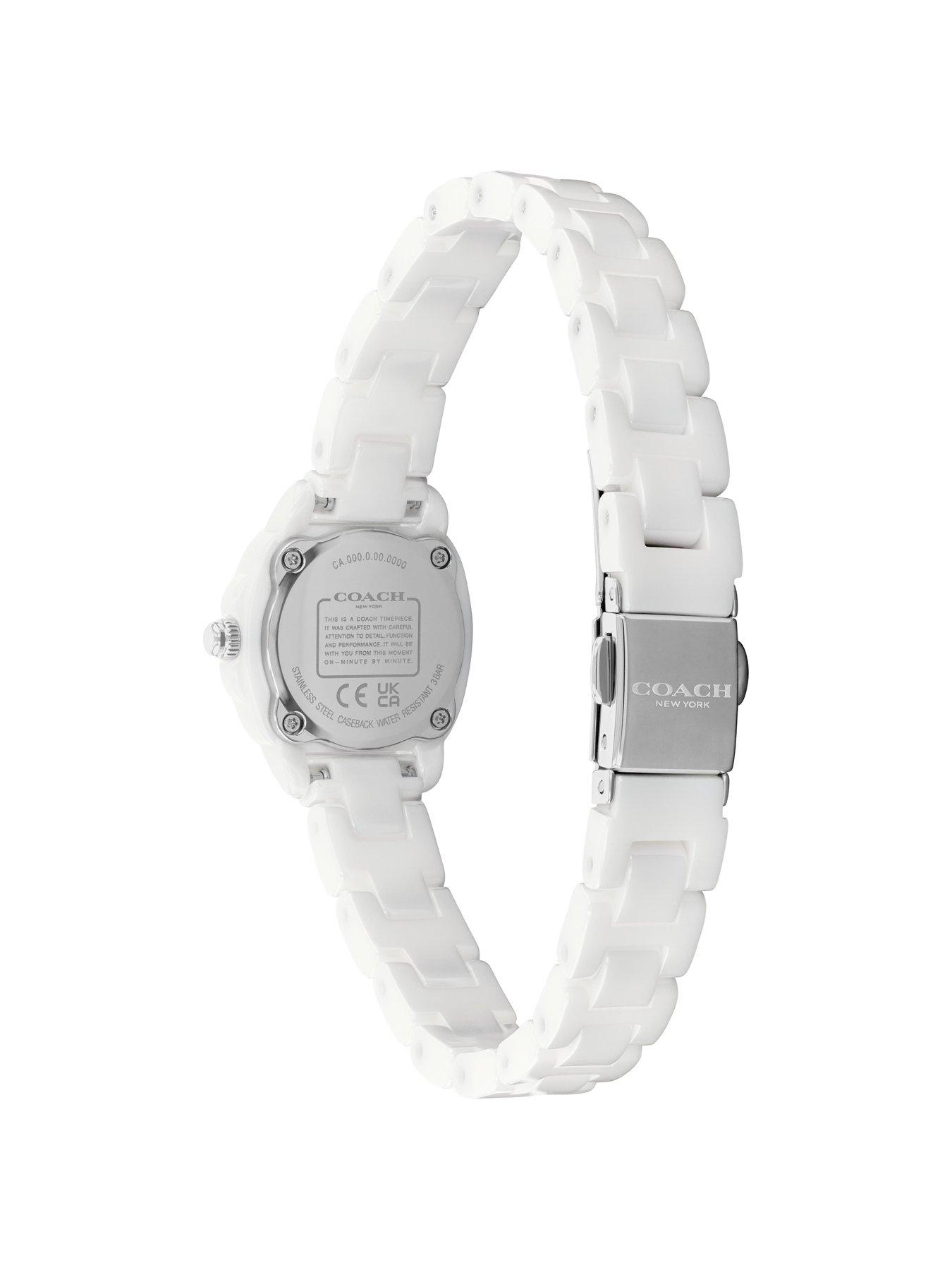 Image 2 of 4 of COACH Ladies White Ceramic Kitt Watch