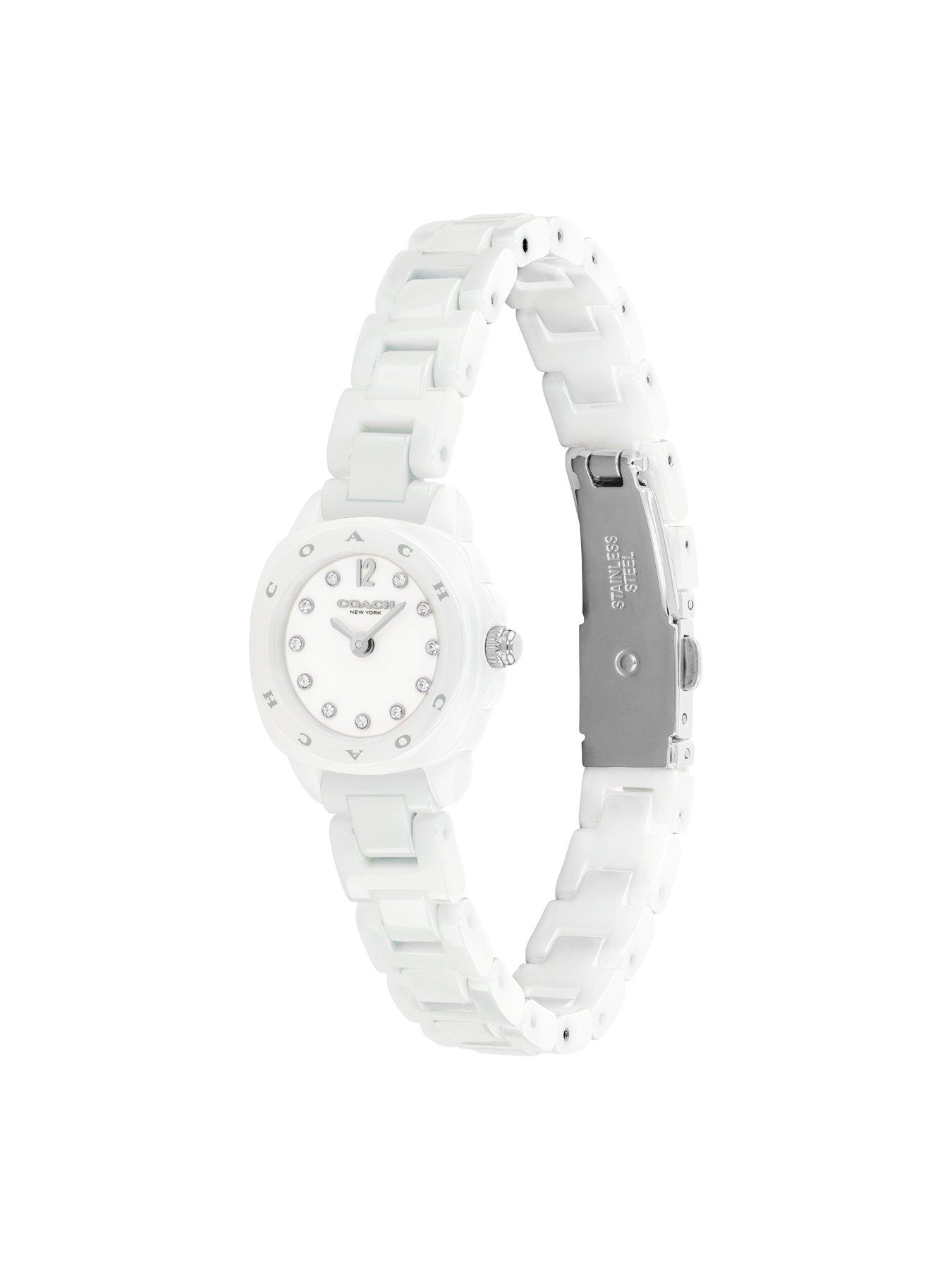 Image 3 of 4 of COACH Ladies White Ceramic Kitt Watch