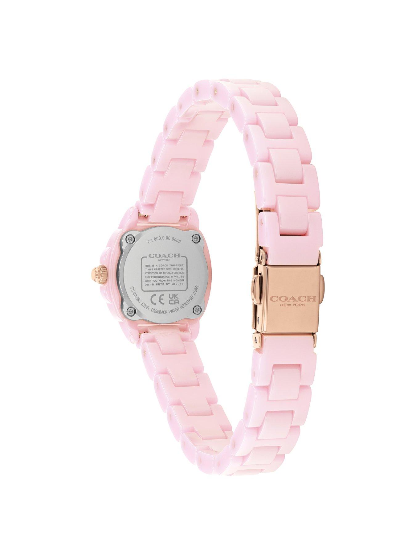 Image 3 of 4 of COACH Ladies Pink Ceramic Kitt Watch