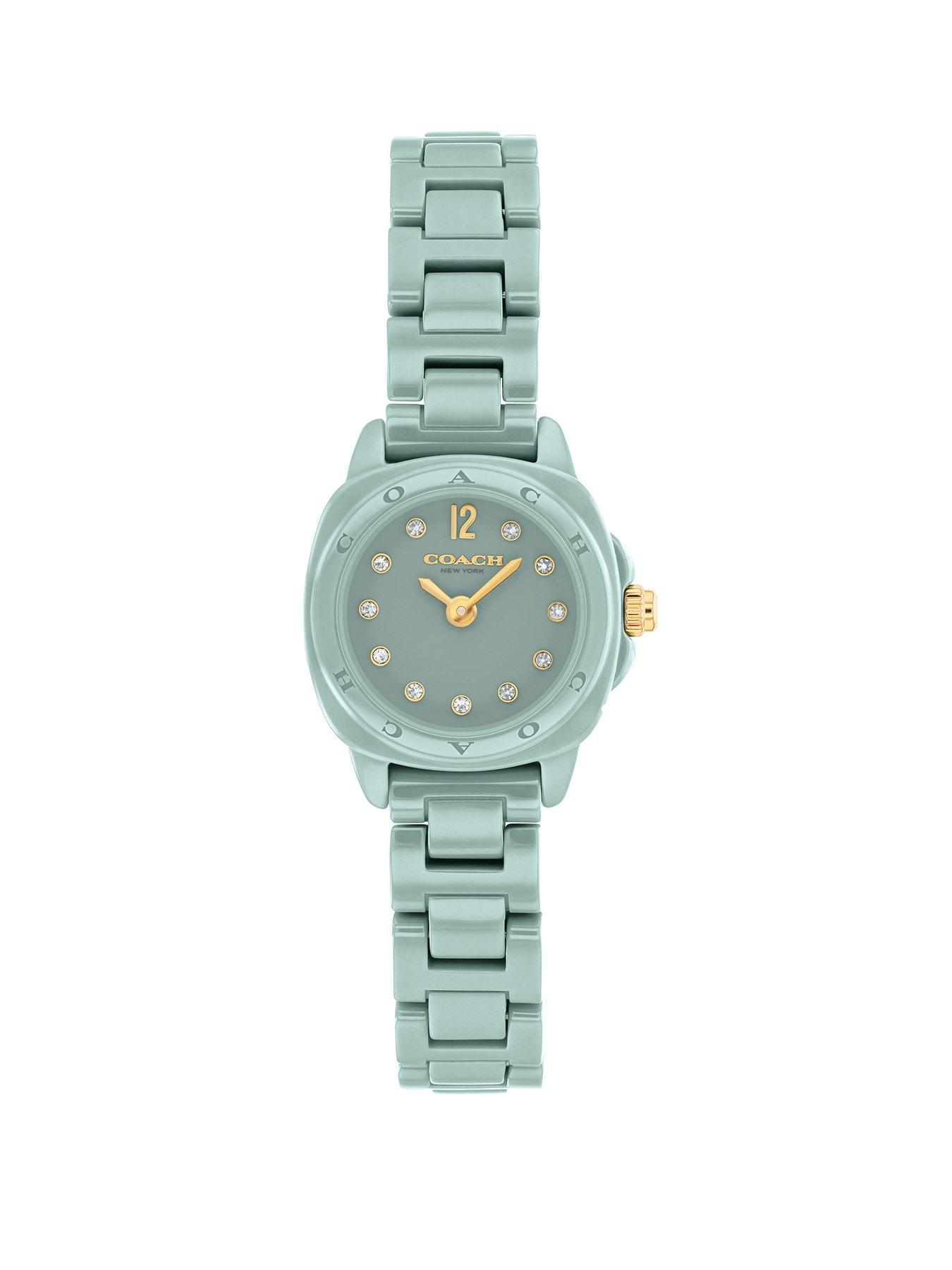 COACH Ladies Sage Ceramic Kitt Watch
