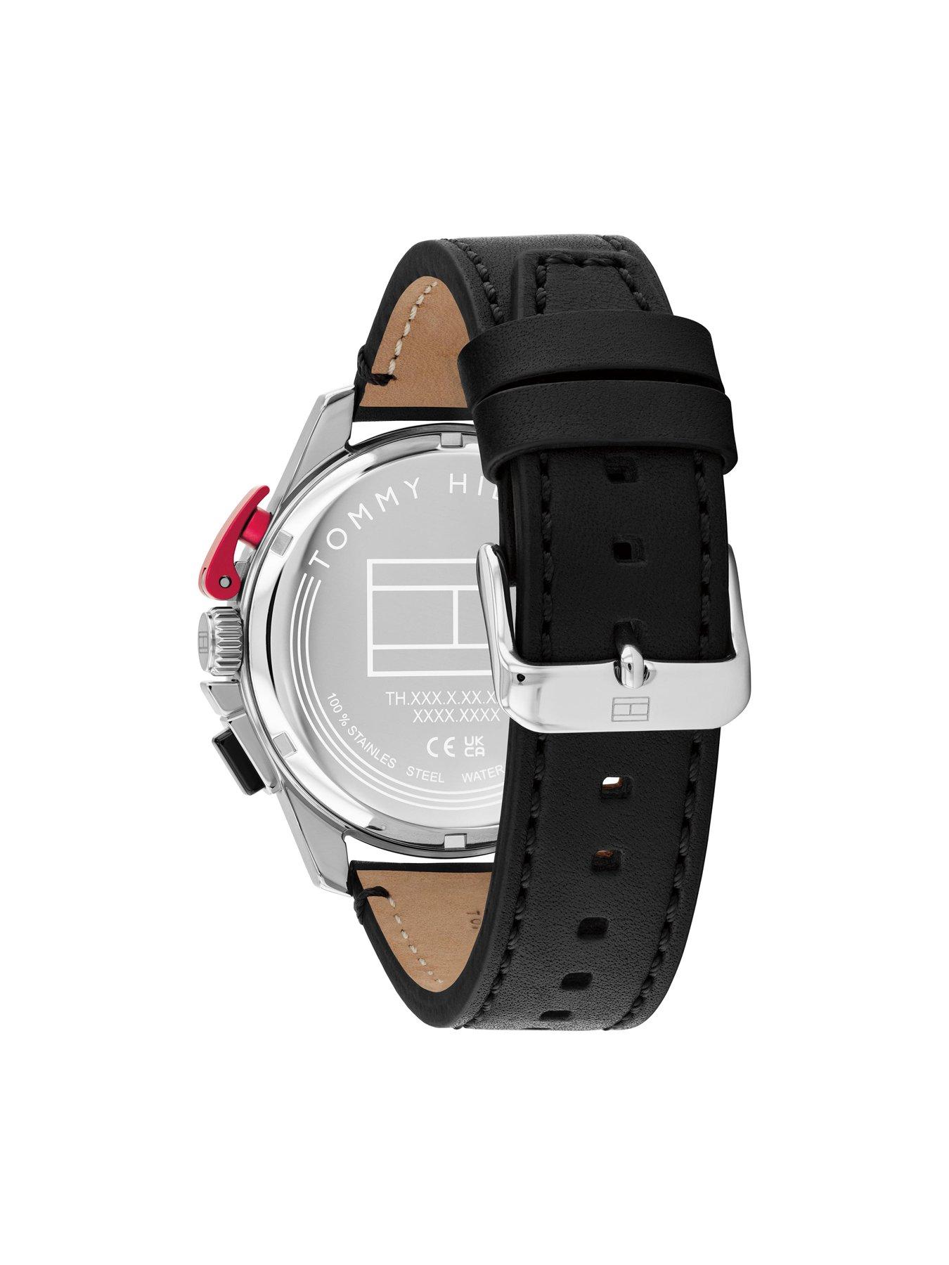 Image 2 of 6 of Tommy Hilfiger Bank Black Stainless Steel Multi Dial Watch