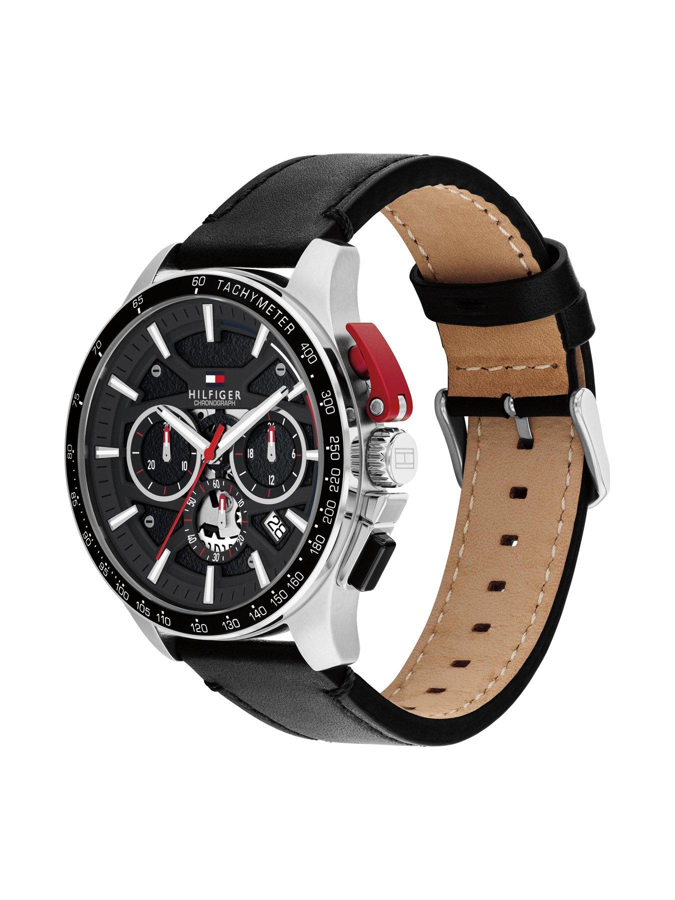 Image 3 of 6 of Tommy Hilfiger Bank Black Stainless Steel Multi Dial Watch