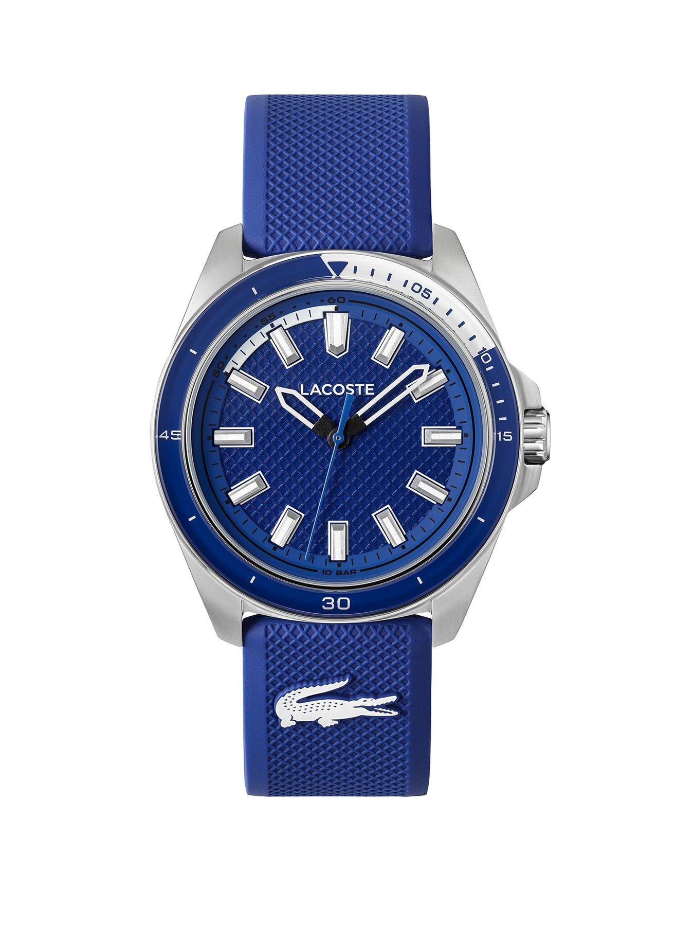 Image 1 of 5 of Lacoste Mens Capbreton Navy Silicone Strap Watch