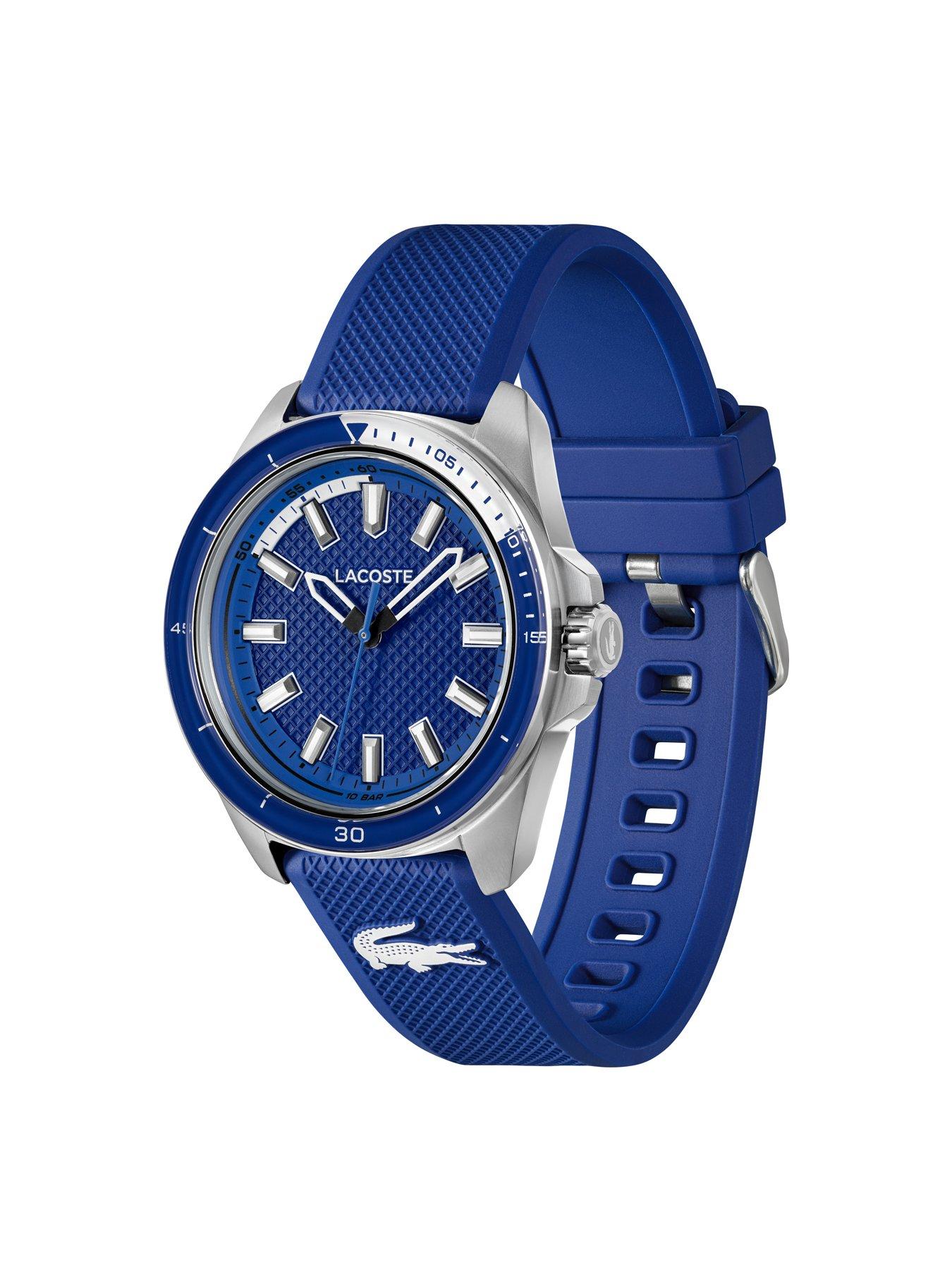 Image 2 of 5 of Lacoste Mens Capbreton Navy Silicone Strap Watch