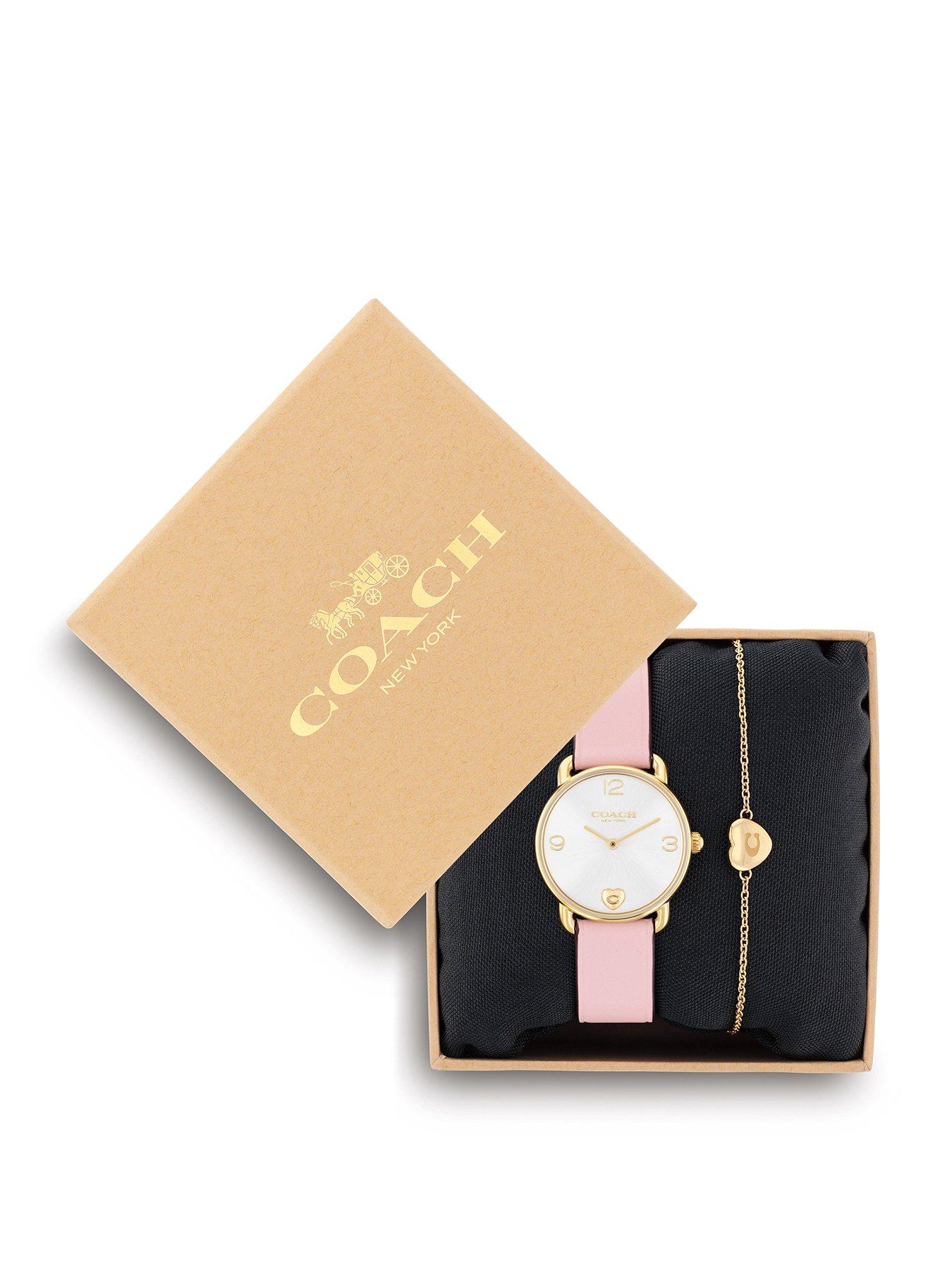 COACH Ladies Elliot Watch and Bracelet Giftset