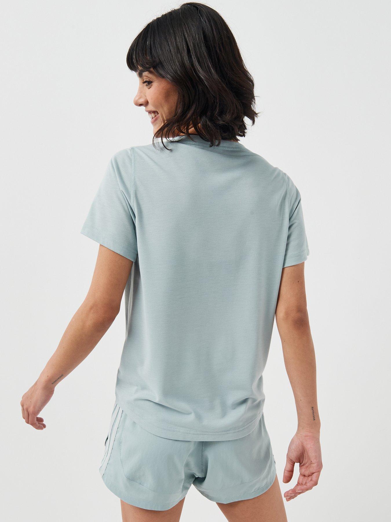  image of adidas-womens-training-workout-essentials-t-shirt-green