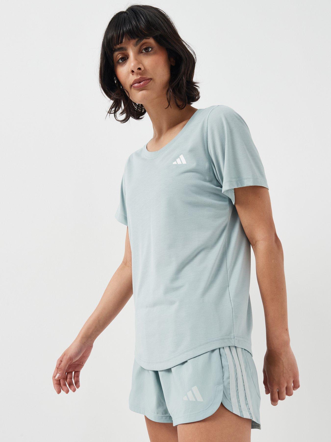  image of adidas-womens-training-workout-essentials-t-shirt-green
