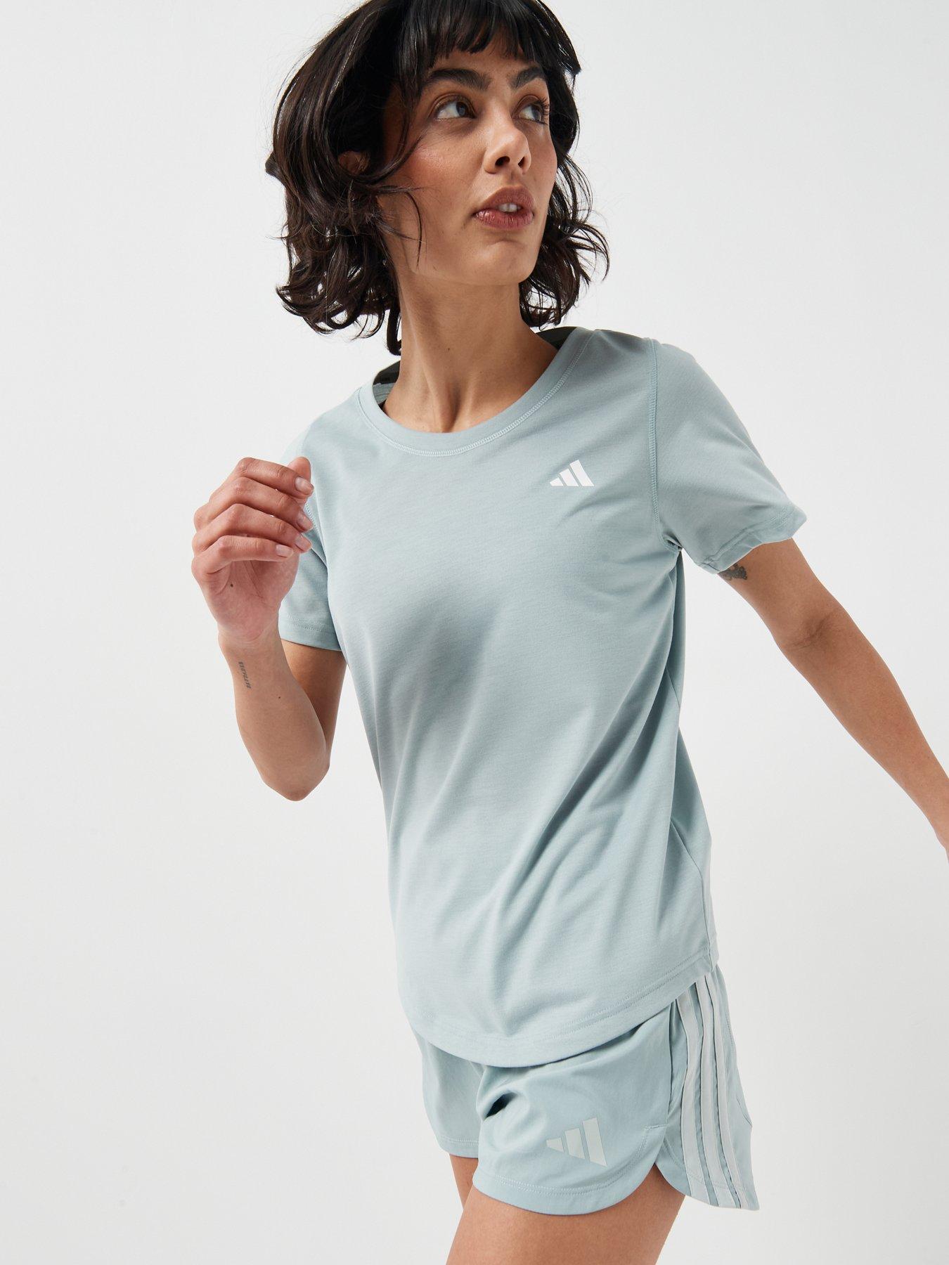  image of adidas-womens-training-workout-essentials-t-shirt-green
