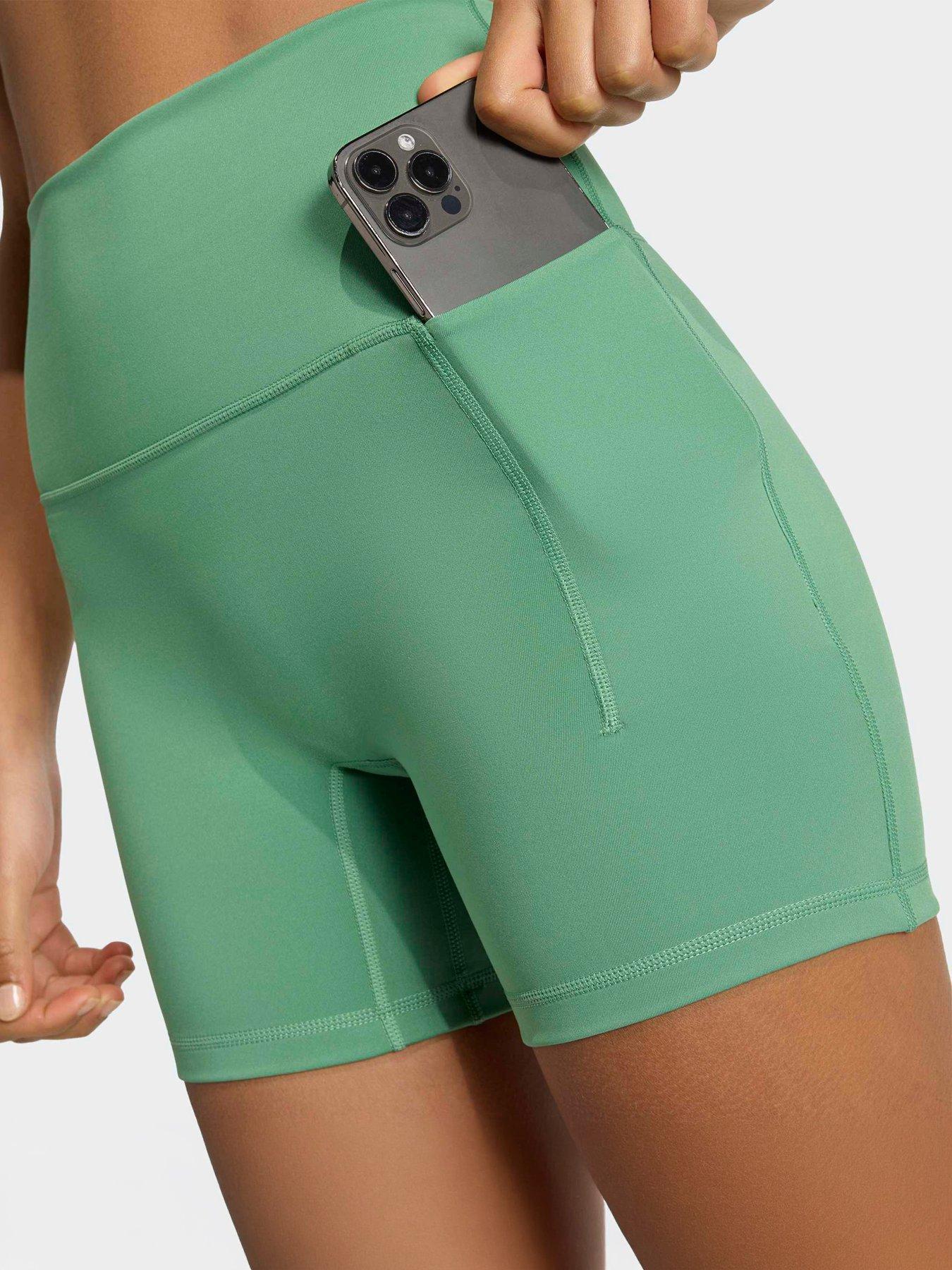  image of adidas-womens-training-sculpt-short-green