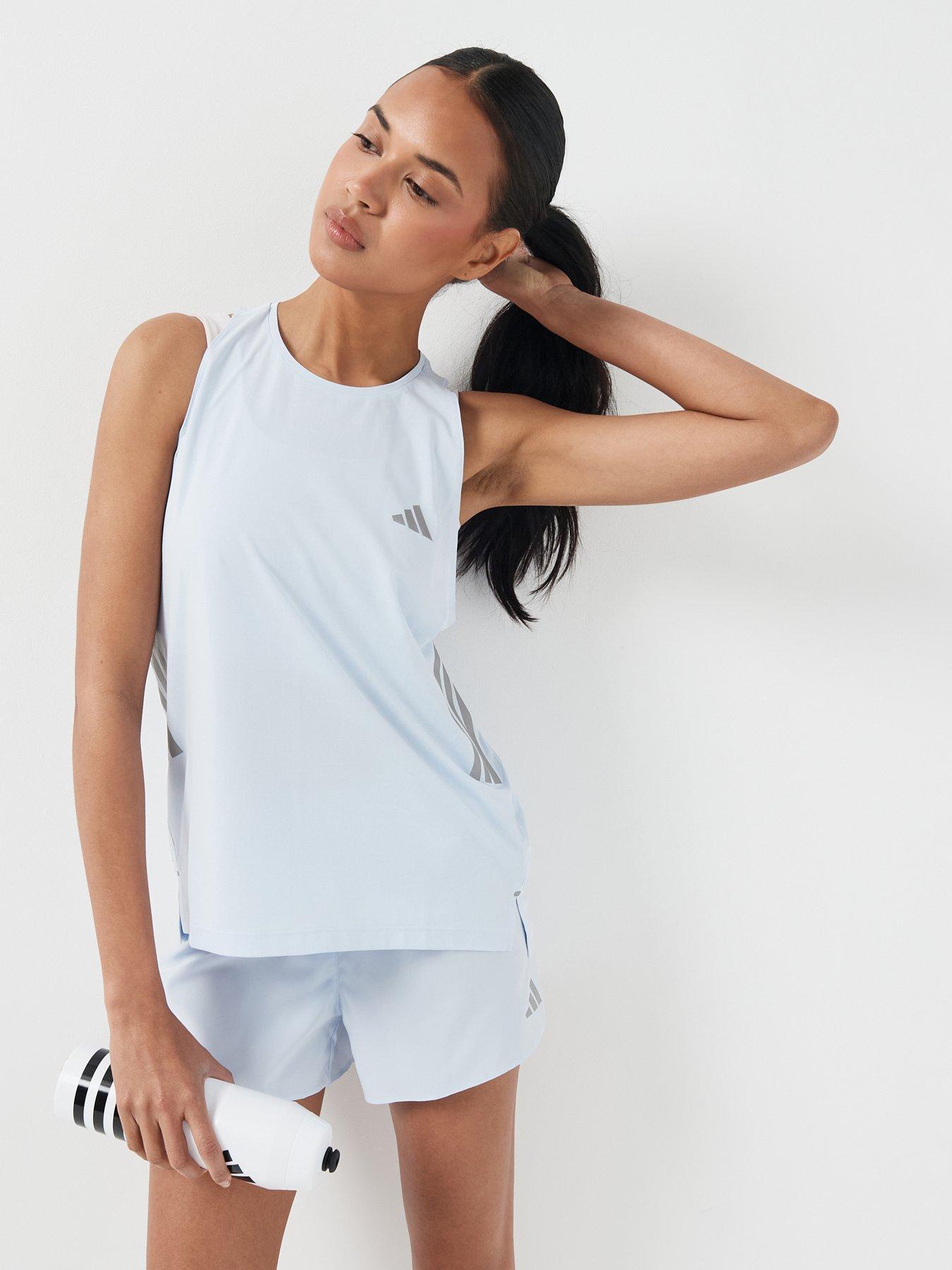 adidas Women's Running Adi365 Iconic Stripes Tank - Blue