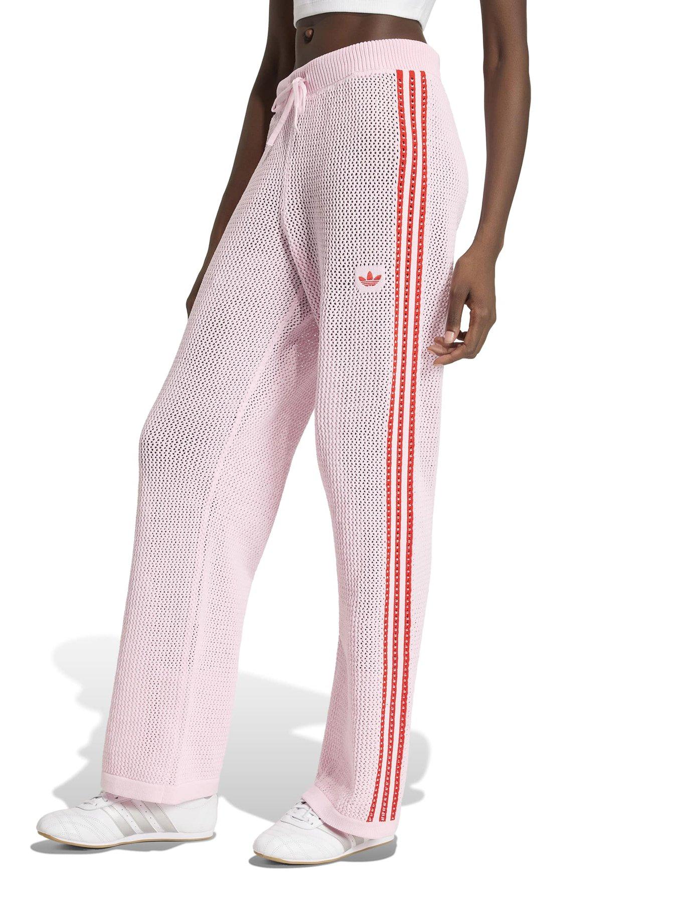 adidas Originals Women's Crochet Trousers - Pink