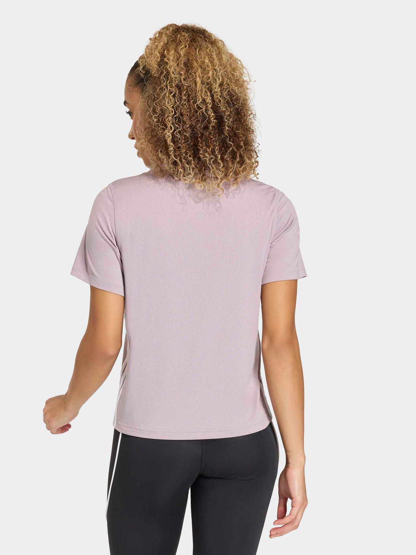 Image 2 of 5 of adidas Women's Training Workout Essentils Crop Tee- Brown