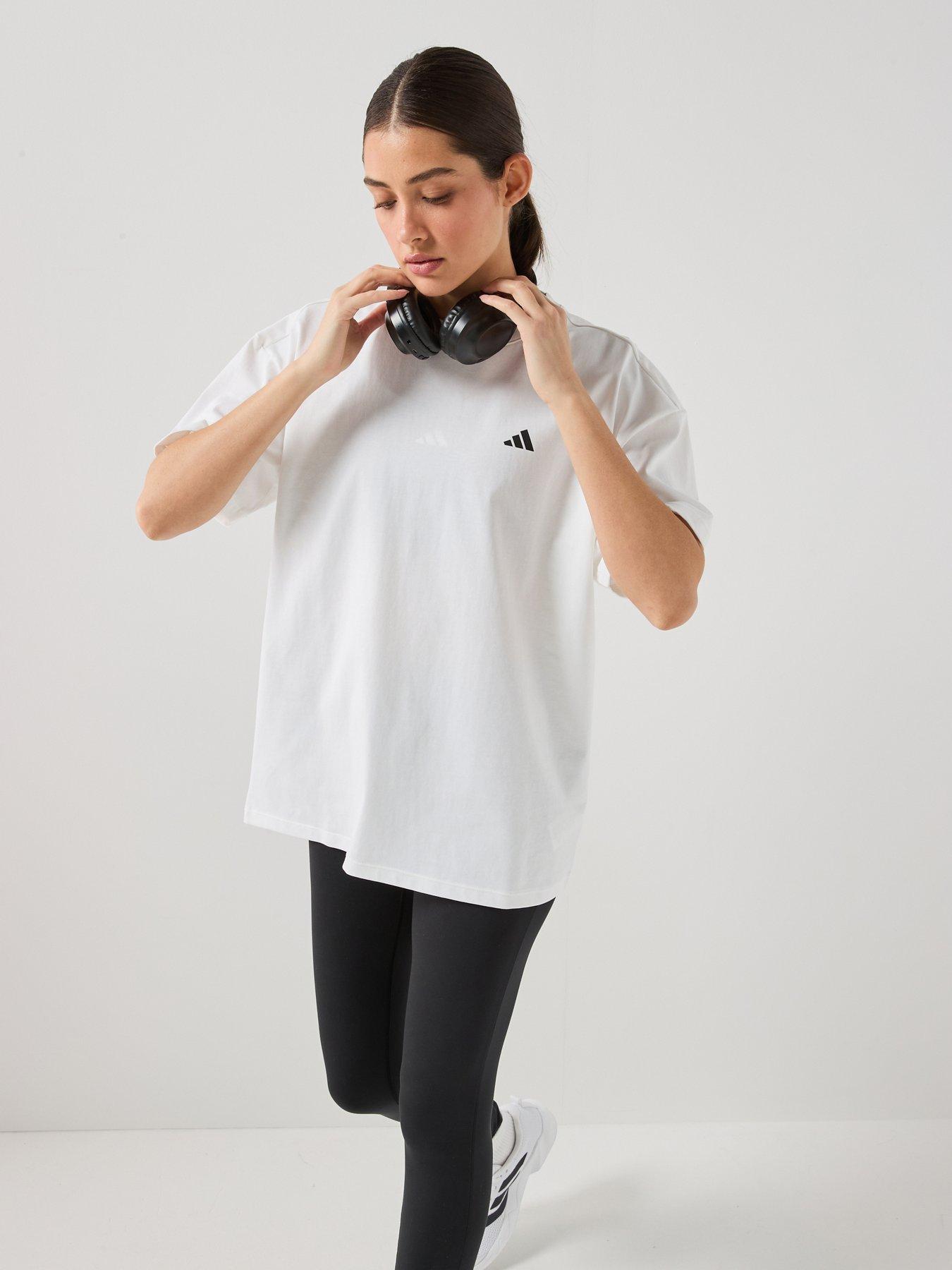 adidas Women's Training Power Essentials T-Shirt - White