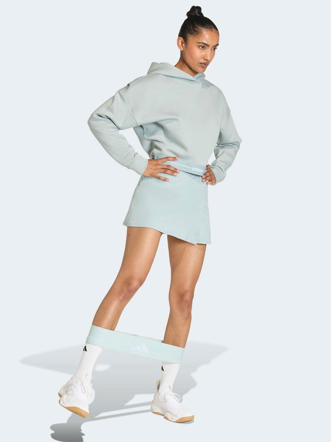  image of adidas-womens-training-hyperglam-skort-green