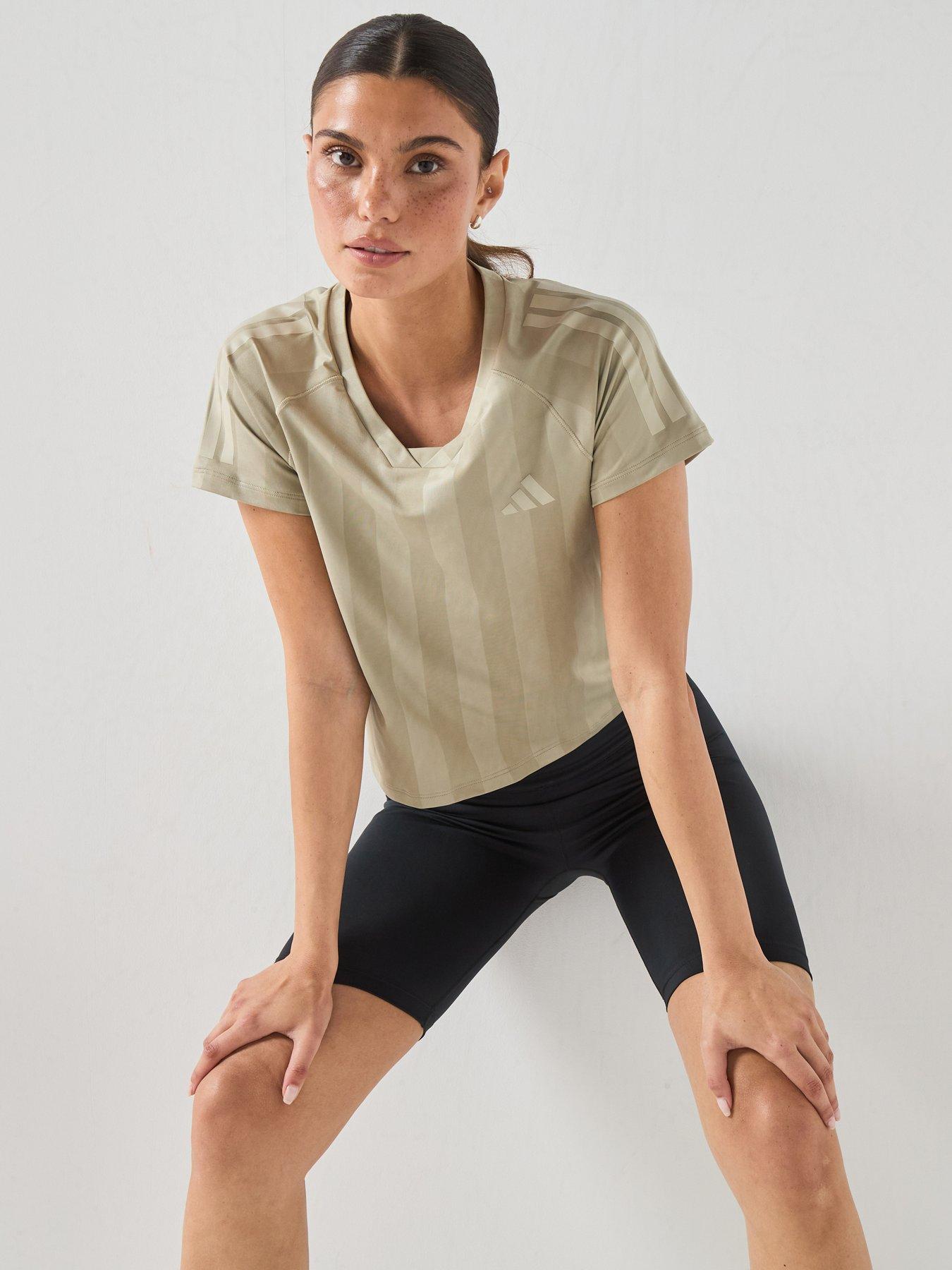 Image 1 of 6 of adidas Women's Training Hyperglam T-Shirt - Brown