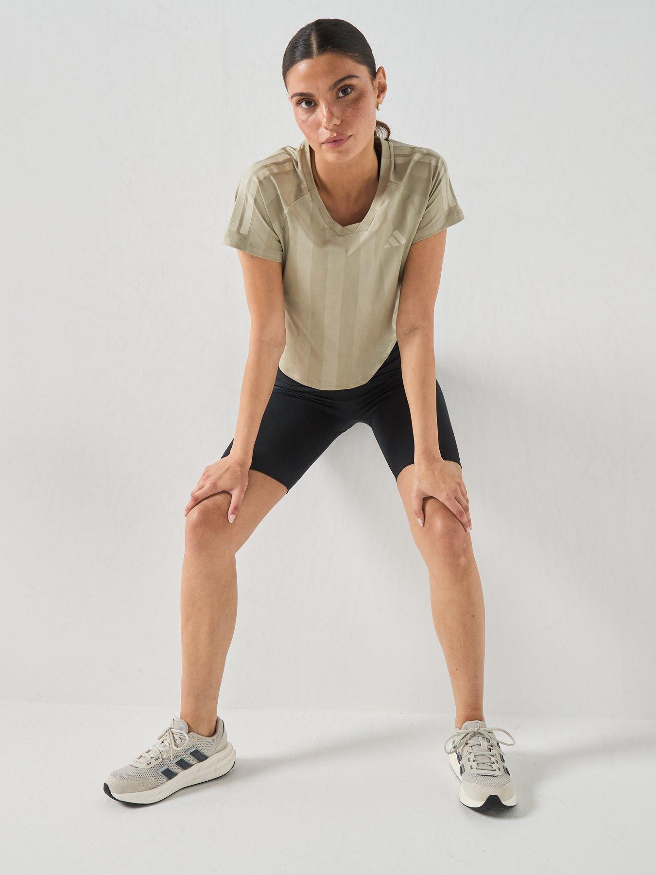 Image 3 of 6 of adidas Women's Training Hyperglam T-Shirt - Brown
