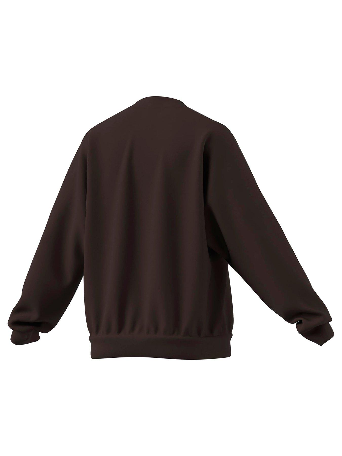 Image 2 of 3 of adidas Sportswear adidas Performance Three Stripes Studios Sweatshirt - Brown