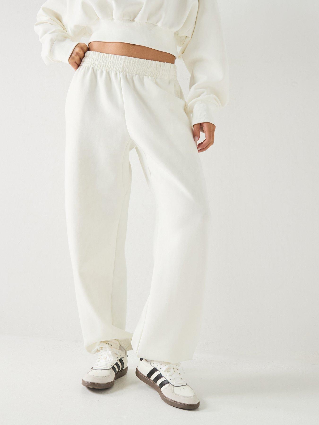 adidas Sportswear Women's Soft Lux Loose Pants - White