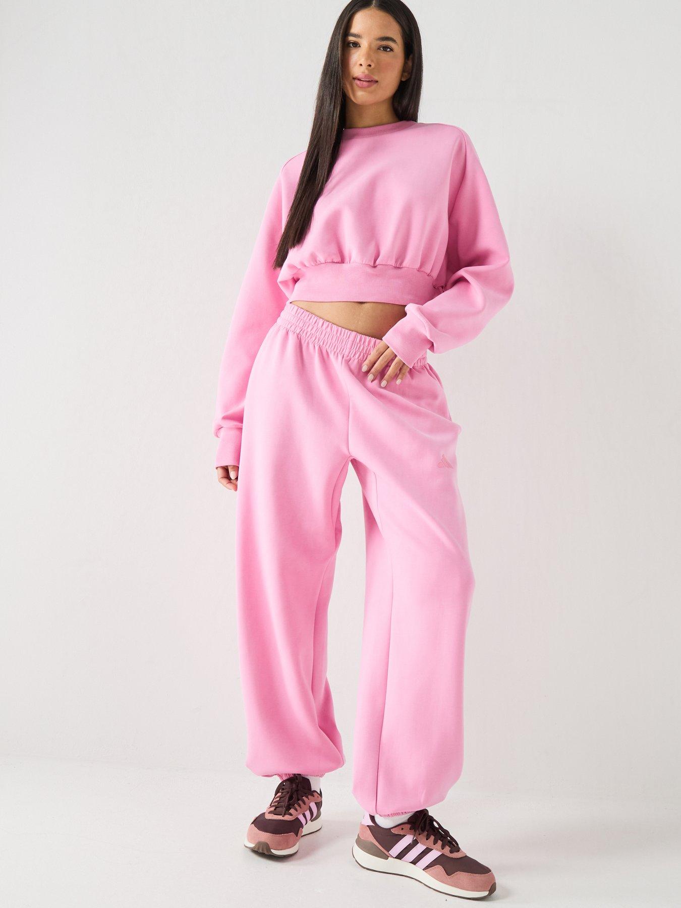 Image 3 of 6 of adidas Sportswear Women's Soft Lux Loose Sweatshirt - Pink