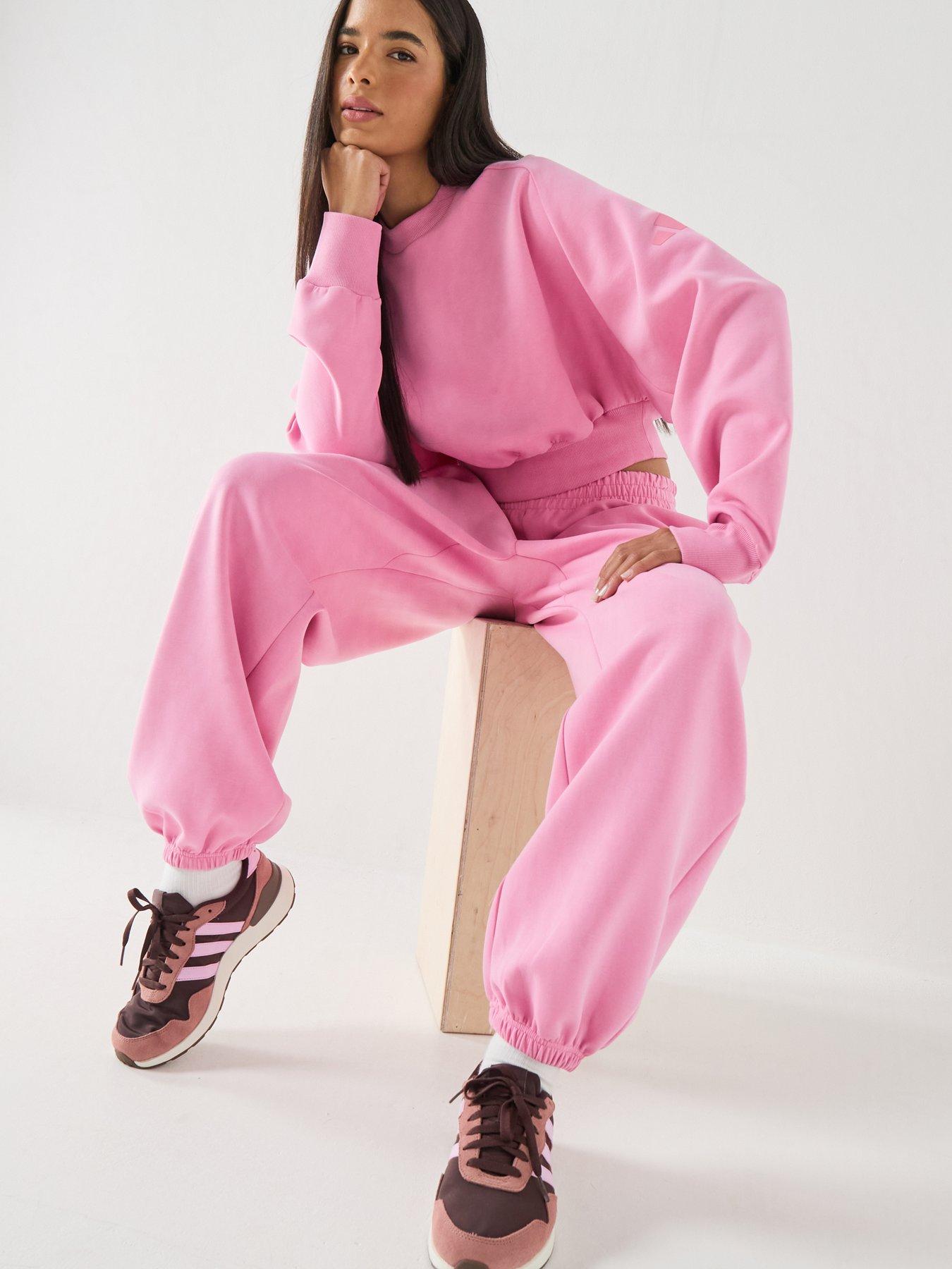 Image 5 of 6 of adidas Sportswear Women's Soft Lux Loose Sweatshirt - Pink