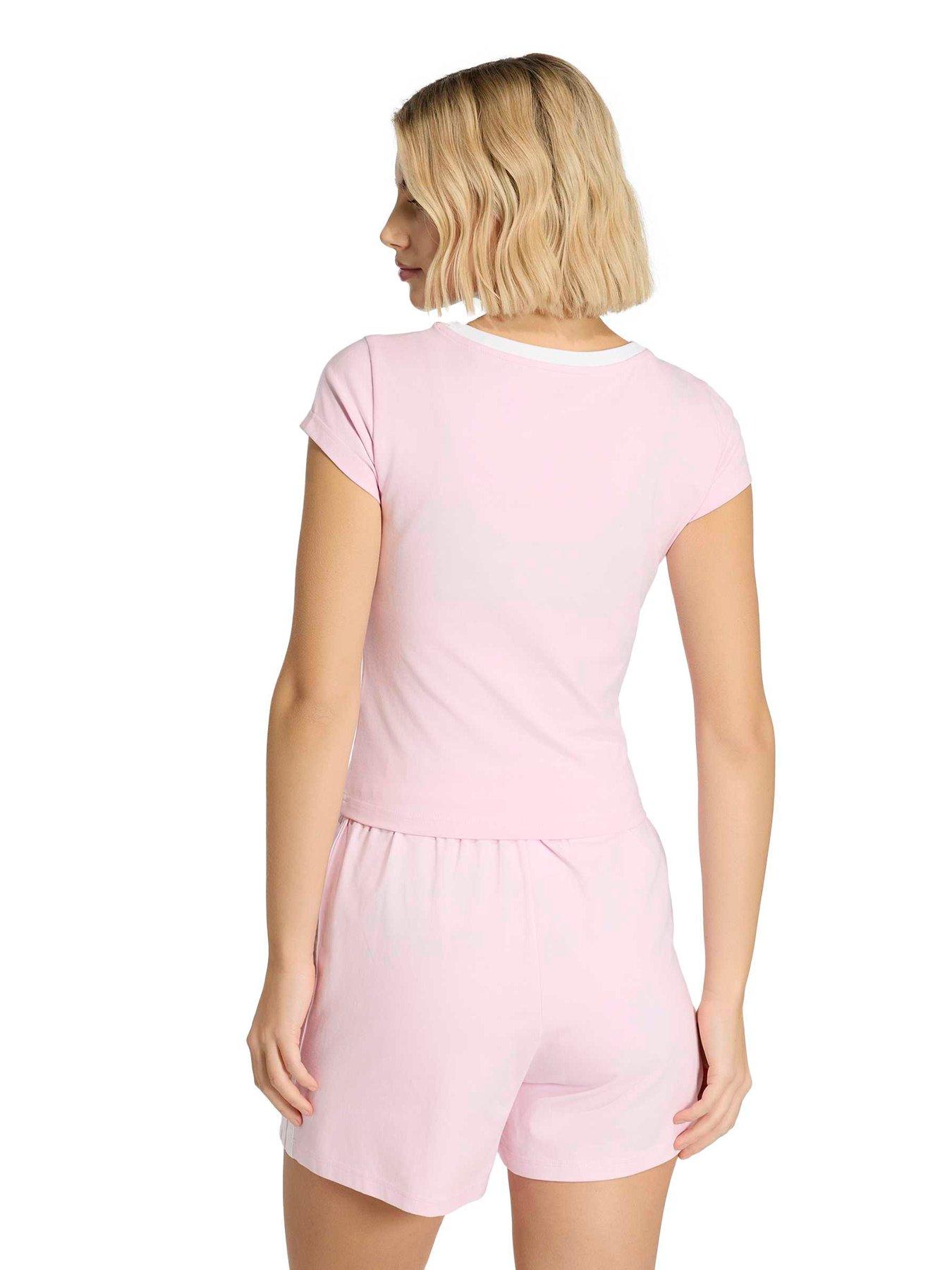 Image 2 of 5 of adidas Sportswear Women's Colour Icon Baby Tee - Pink