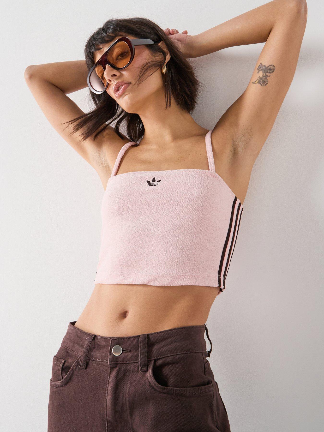 adidas Originals Women's Terry Towel Tank Top - Pink
