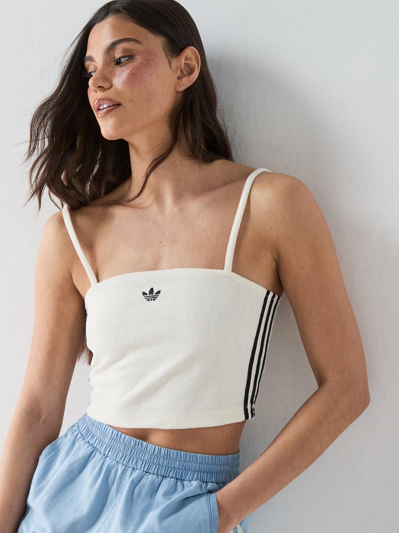 adidas Originals Women's Terry Towel Tank Top - White