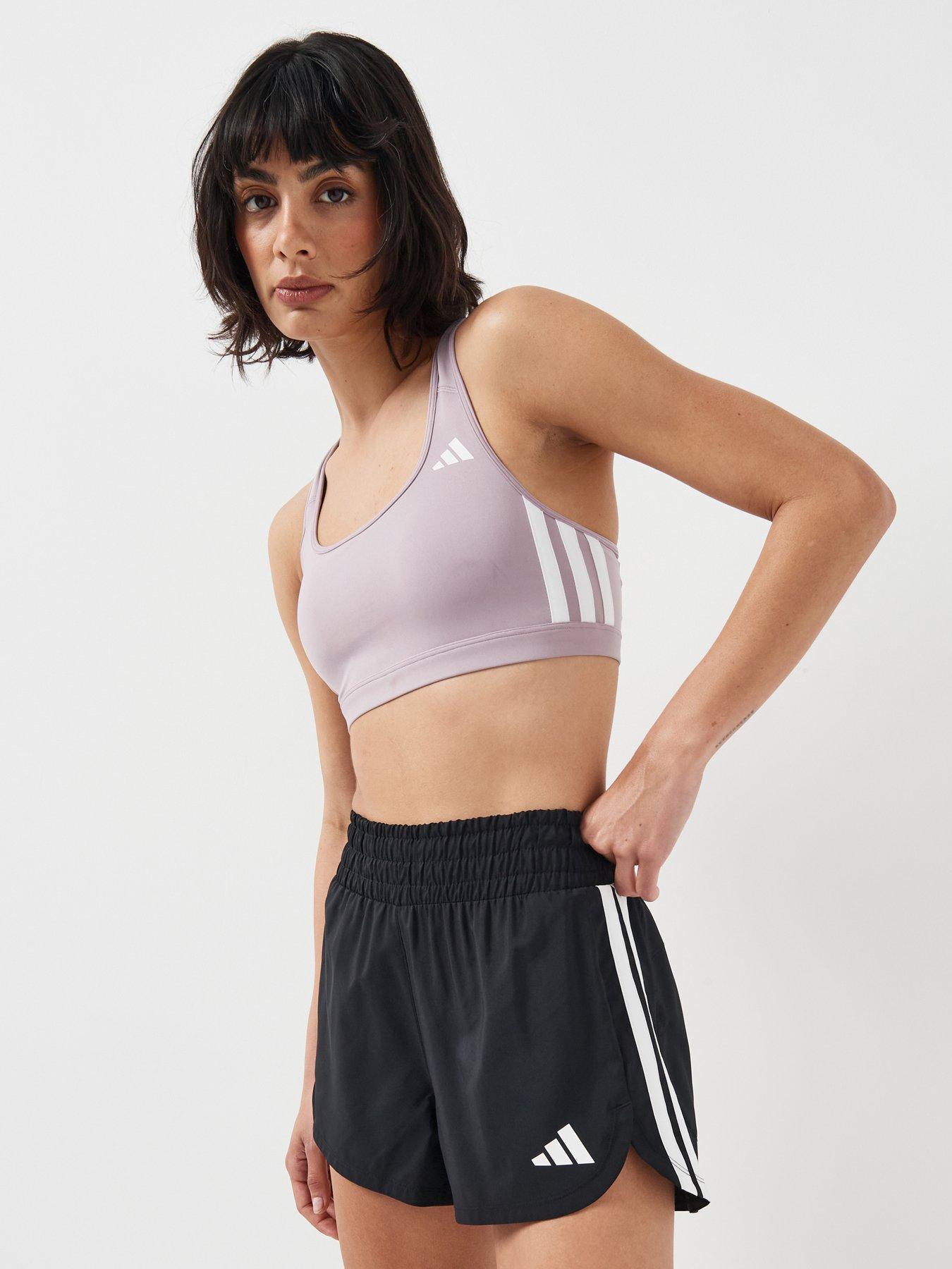 adidas Women's Training Workout Essentials Medium Support Bra - Grey