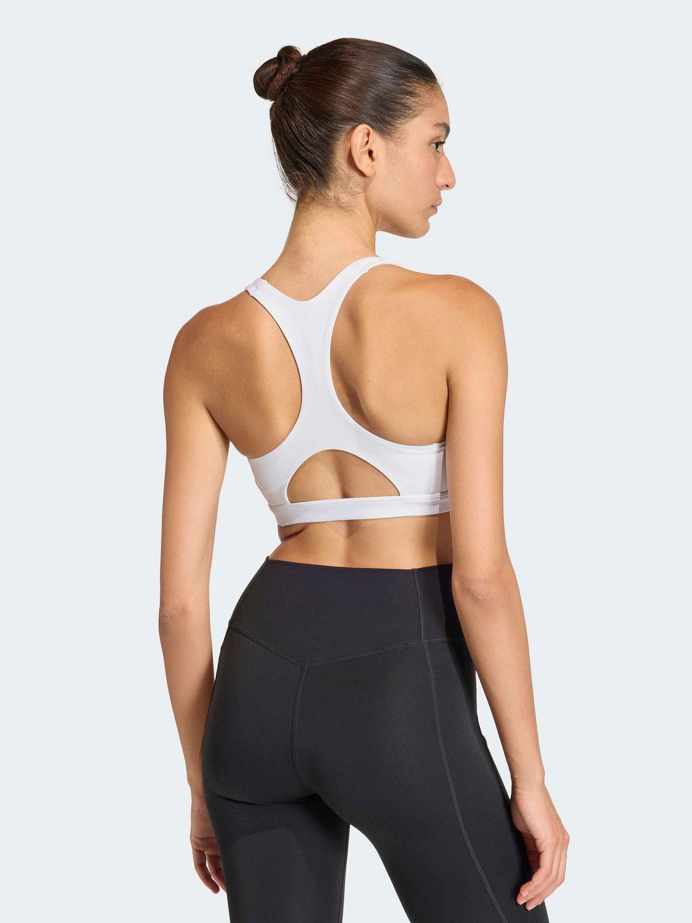  image of adidas-womens-training-workout-essentials-medium-support-bra-white