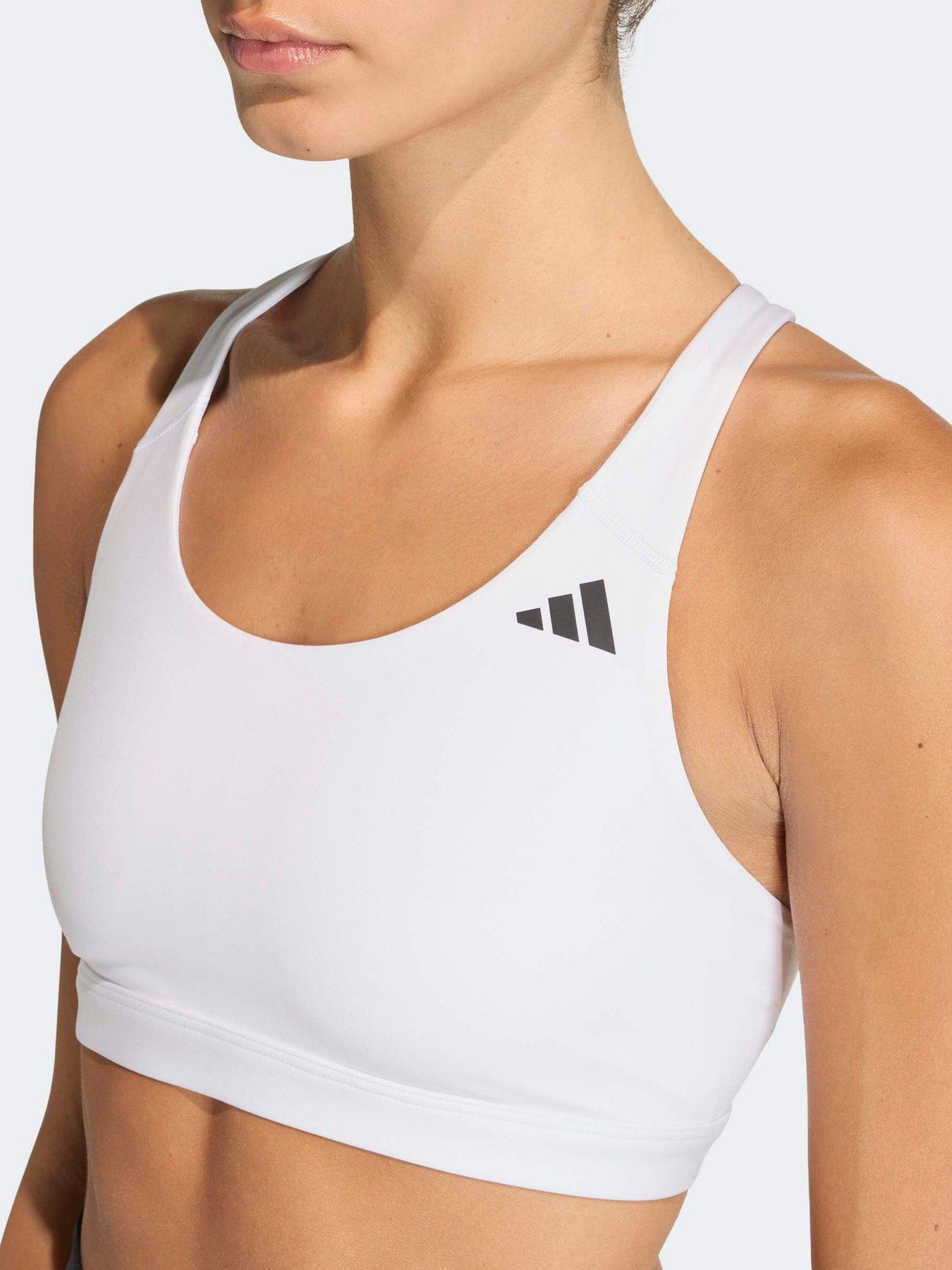  image of adidas-womens-training-workout-essentials-medium-support-bra-white