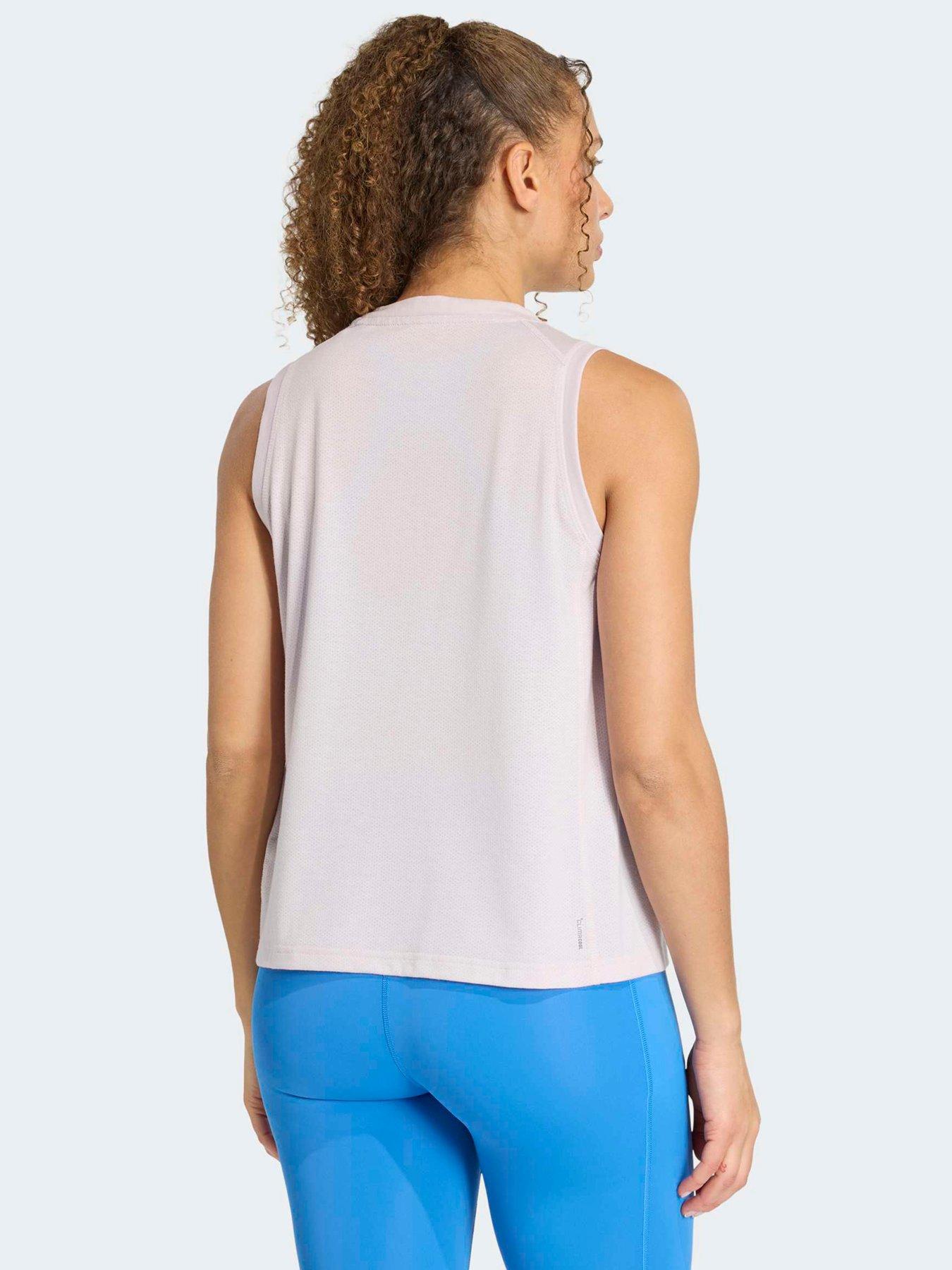 Image 2 of 5 of adidas Womens Training Workout Essentials Tank - Taupe