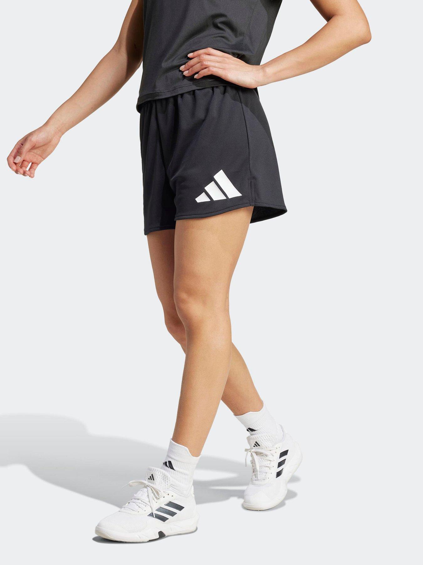 Image 1 of 6 of adidas Women's Training Workout Essentials Shorts - Black