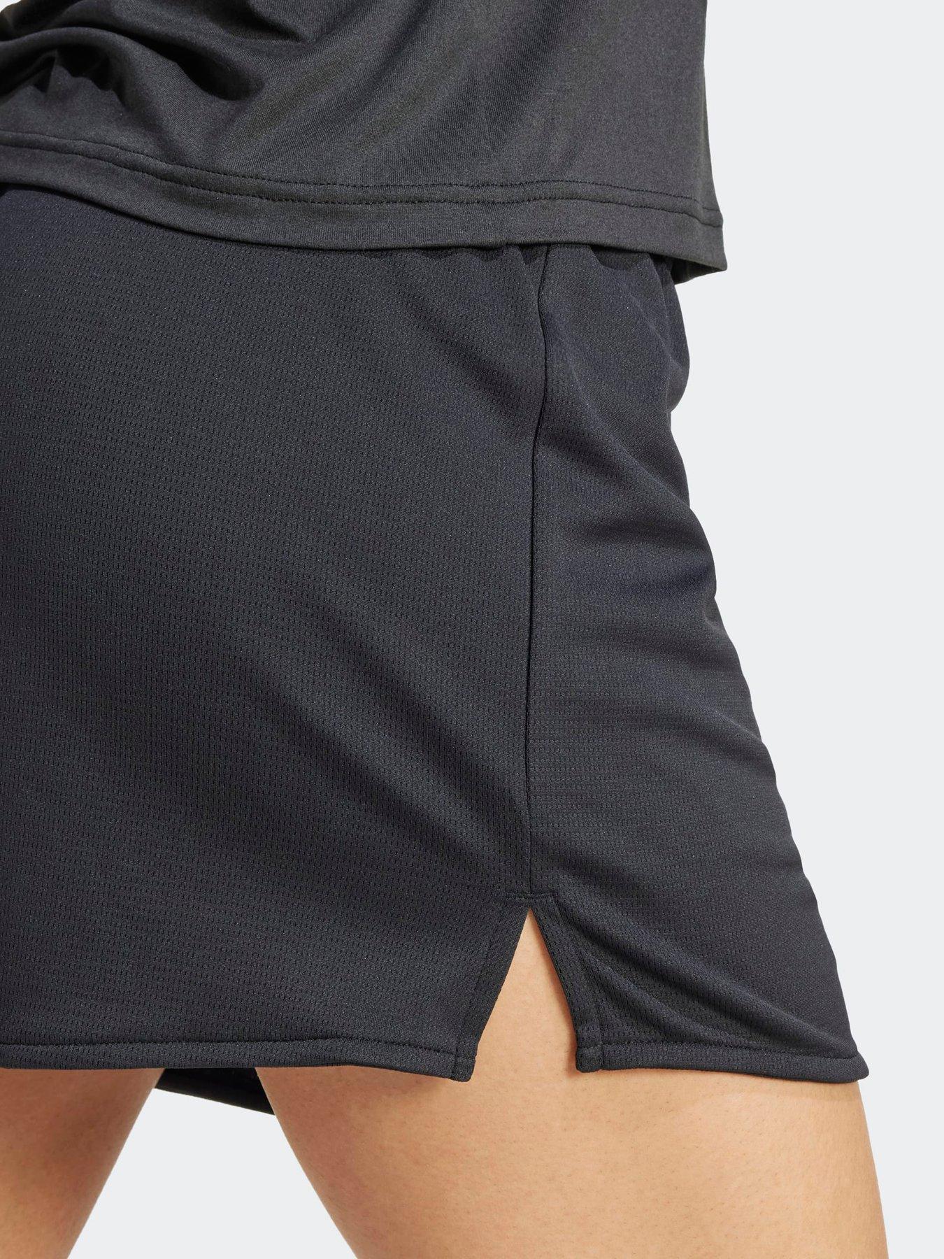 Image 4 of 6 of adidas Women's Training Workout Essentials Shorts - Black